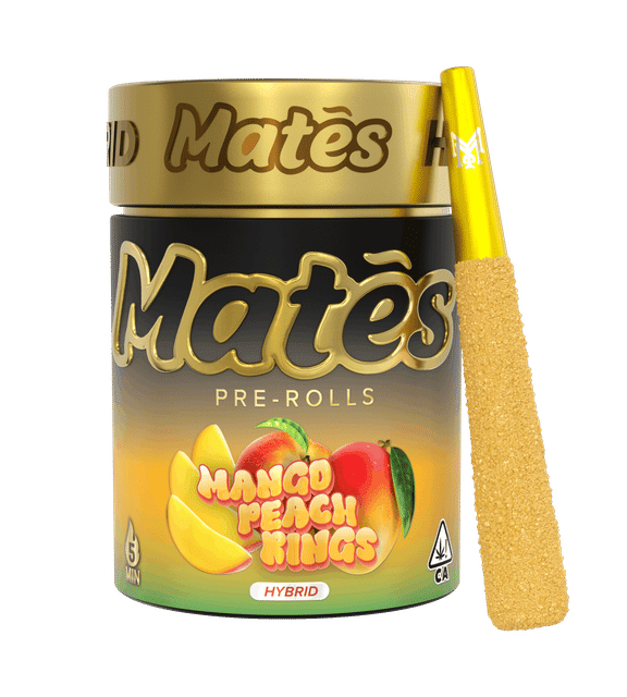 Mango Peach Rings | .6g x 5pk Infused Prerolls