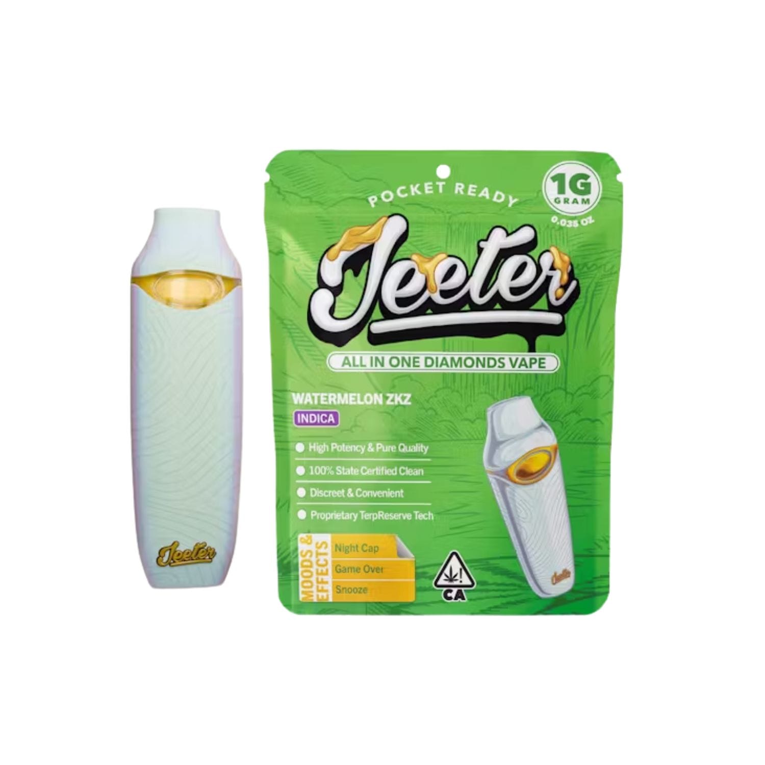 Watermelon ZKZ Liquid Diamond AIO 1g - Jeeter -  - $31 - Vapes