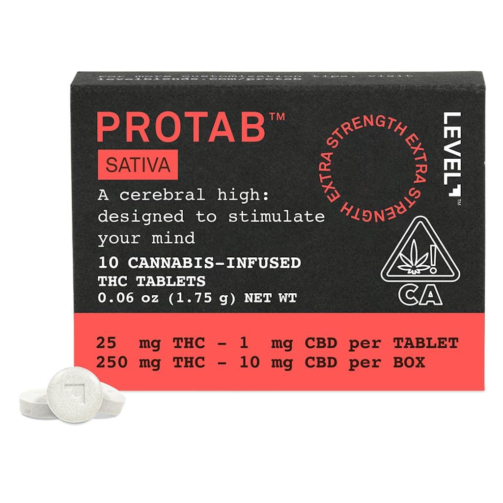 Sativa Protab - 250mg - Level - Pro - Sativa - $30 - Edibles