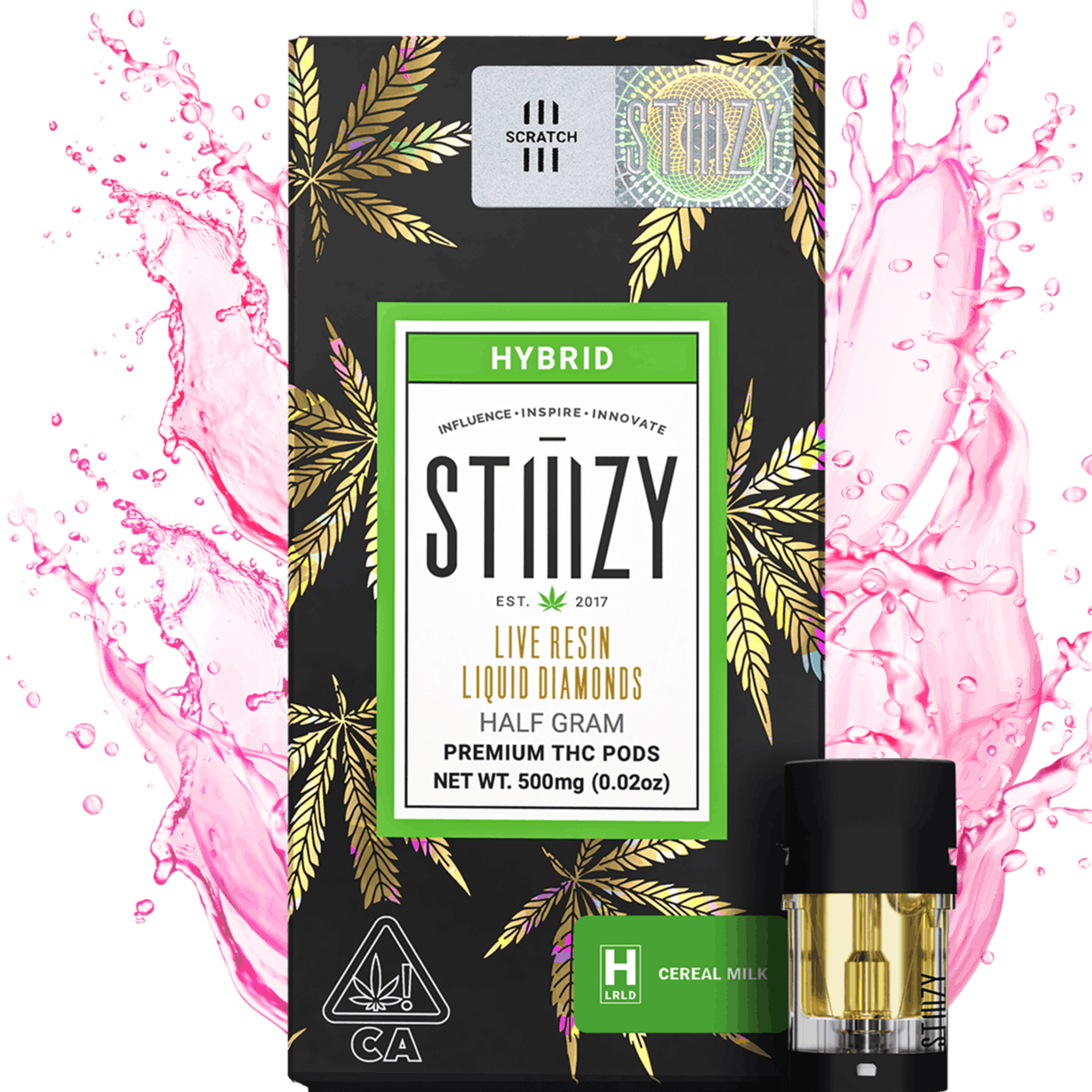 Vape Cartridge - Cereal Milk .5G Live Resin Liquid Diamonds Pod - STIIIZY | Shop SWED Vape Cartridge - Cereal Milk .5G Live Resin Liquid Diamonds Pod - STIIIZY | Shop SWED