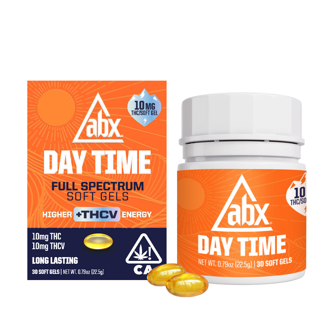 Day Time THCV Soft Gels 10mg THC 30 count - ABX - 10x30 Soft Gel - $70 - Capsules