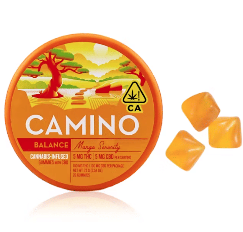 Camino: Mango Serenity 1:1 THC/CBD - Kiva - null - $20 - Edible