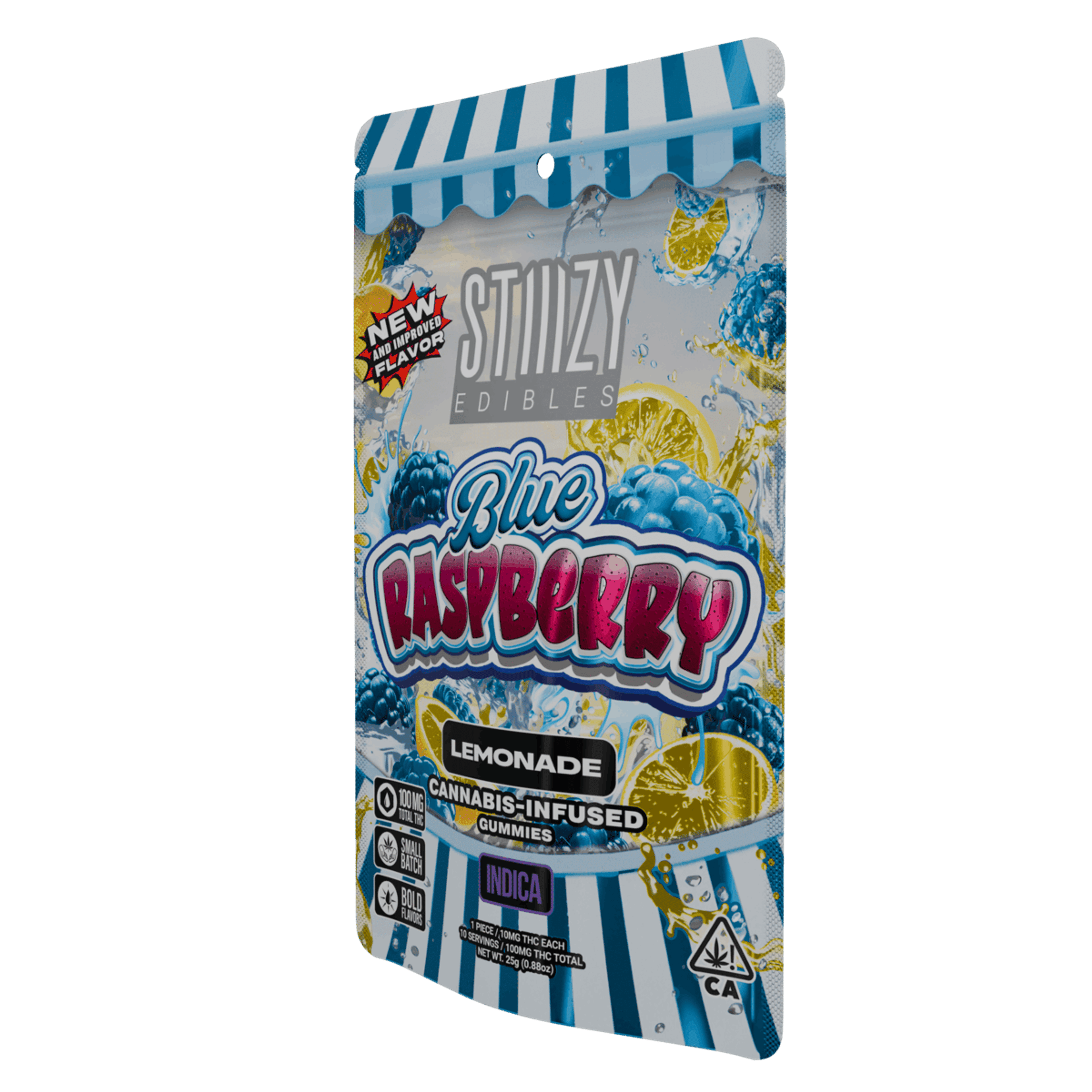 - BLUE RASPBERRY - 100MG LEMONADE EDIBLES - STIIIZY - - $8.64 - Edibles