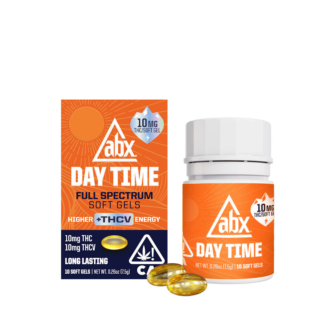 Day Time THCV Soft Gels 10mg THC 10 count - ABX - 10x10 Soft Gel - $34 - Capsules