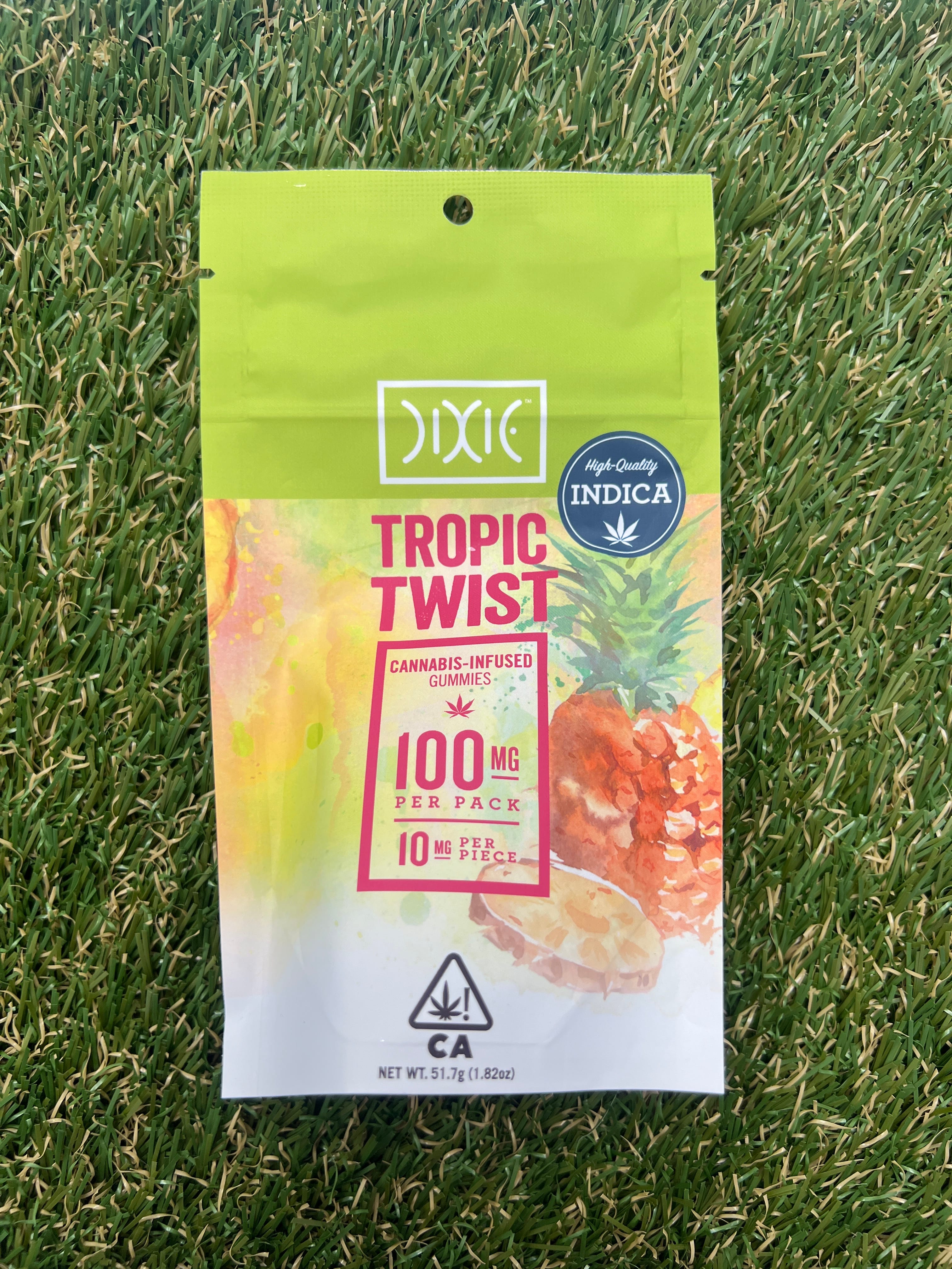 TROPIC TWIST 10MG 10PK GUMMIES - Dixie -  - $13.97 - Edible (weight - each)