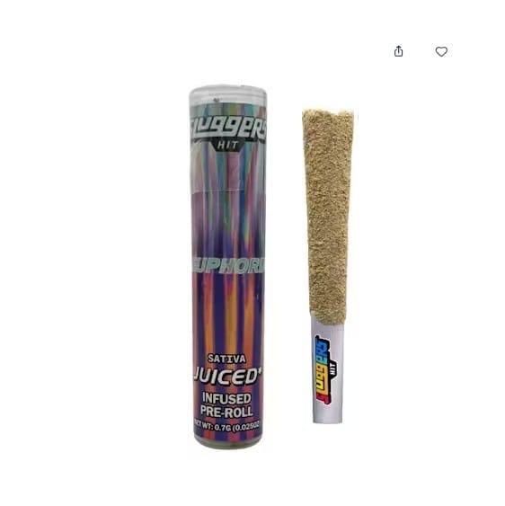 $12.50 Euphoria .7G Diamond Infused Pre roll - Sluggers Hit -  - $9 - Pre-Rolls