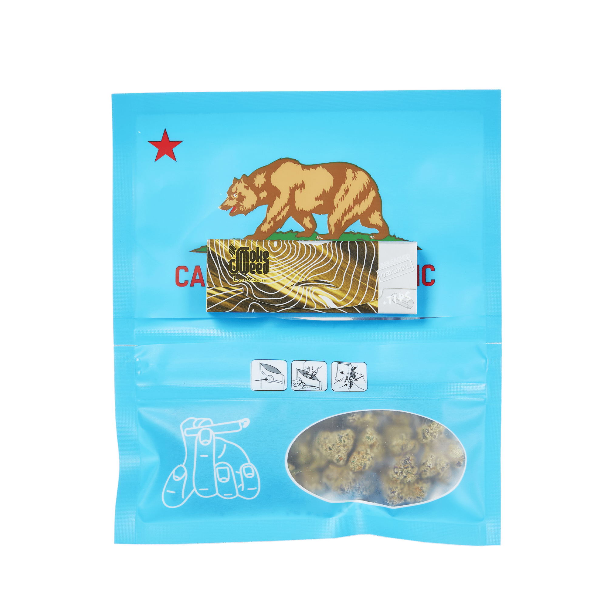 SWLA - iRoll OG RainbowZ Smalls 7g (Pouch with Paper & Tips) - Smoke Weed LA - SWLA - iRoll OG RainbowZ Smalls 7g (Pouch with Paper & Tips) - $50 - Accessory