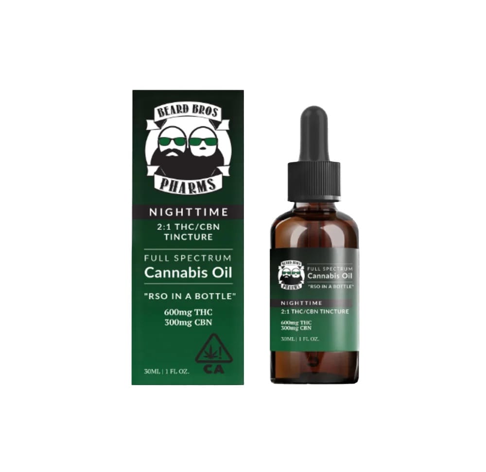 2:1 THC:CBD Nighttime | RSO Tincture [850mg] - Beard Bros -  - $65 - Tinctures