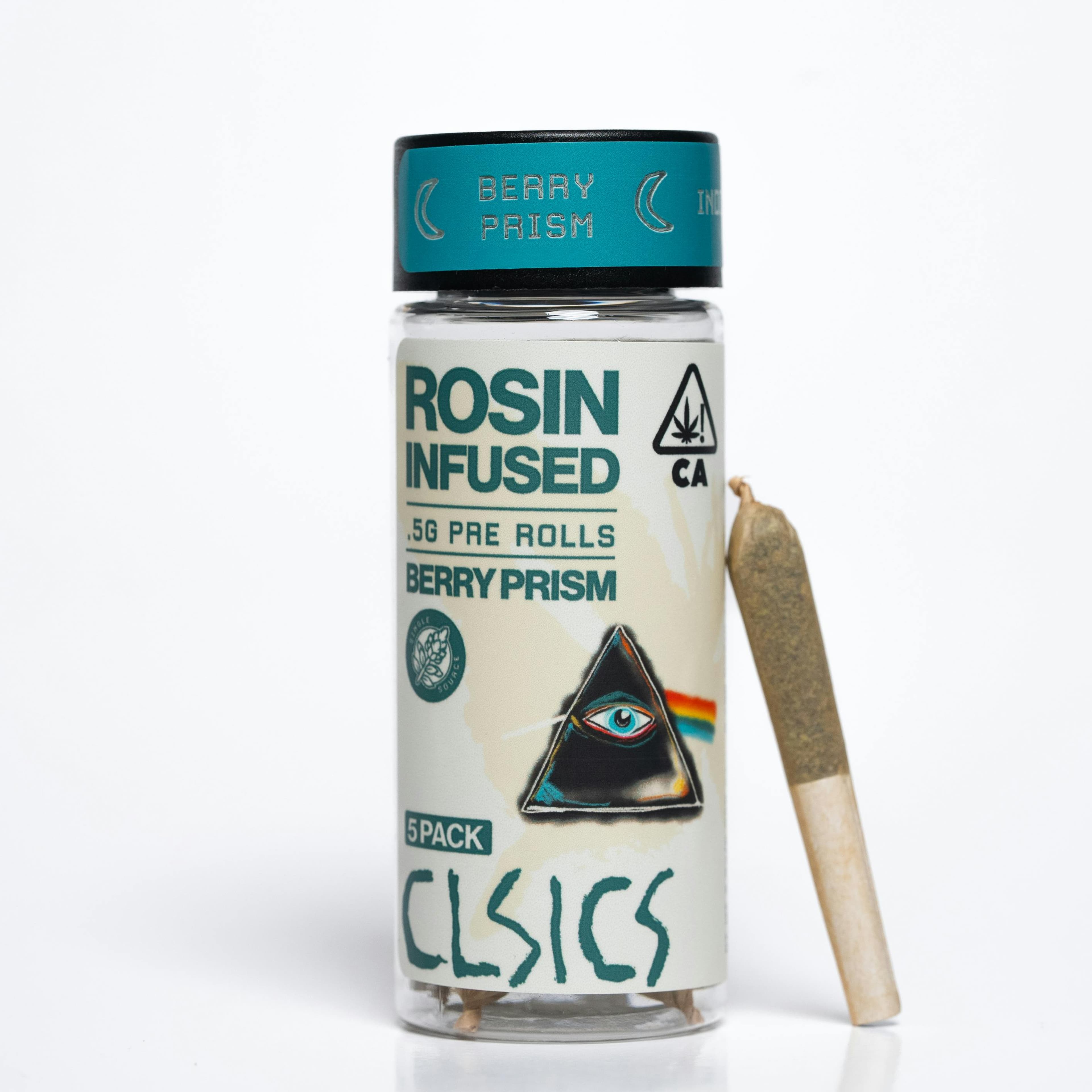 Berry Prism - 5Pk .5g Rosin Infused Pre Rolls - CLSICS Rosin & Rosin Infused Pre Rolls - - $36 - Flowers