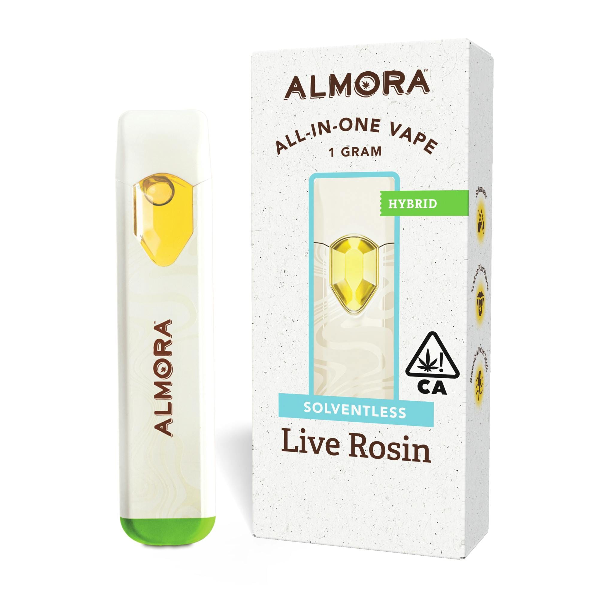 Solventless Live Rosin Purple Trainwreck AIO 1g - Almora -  - $42 - Concentrates