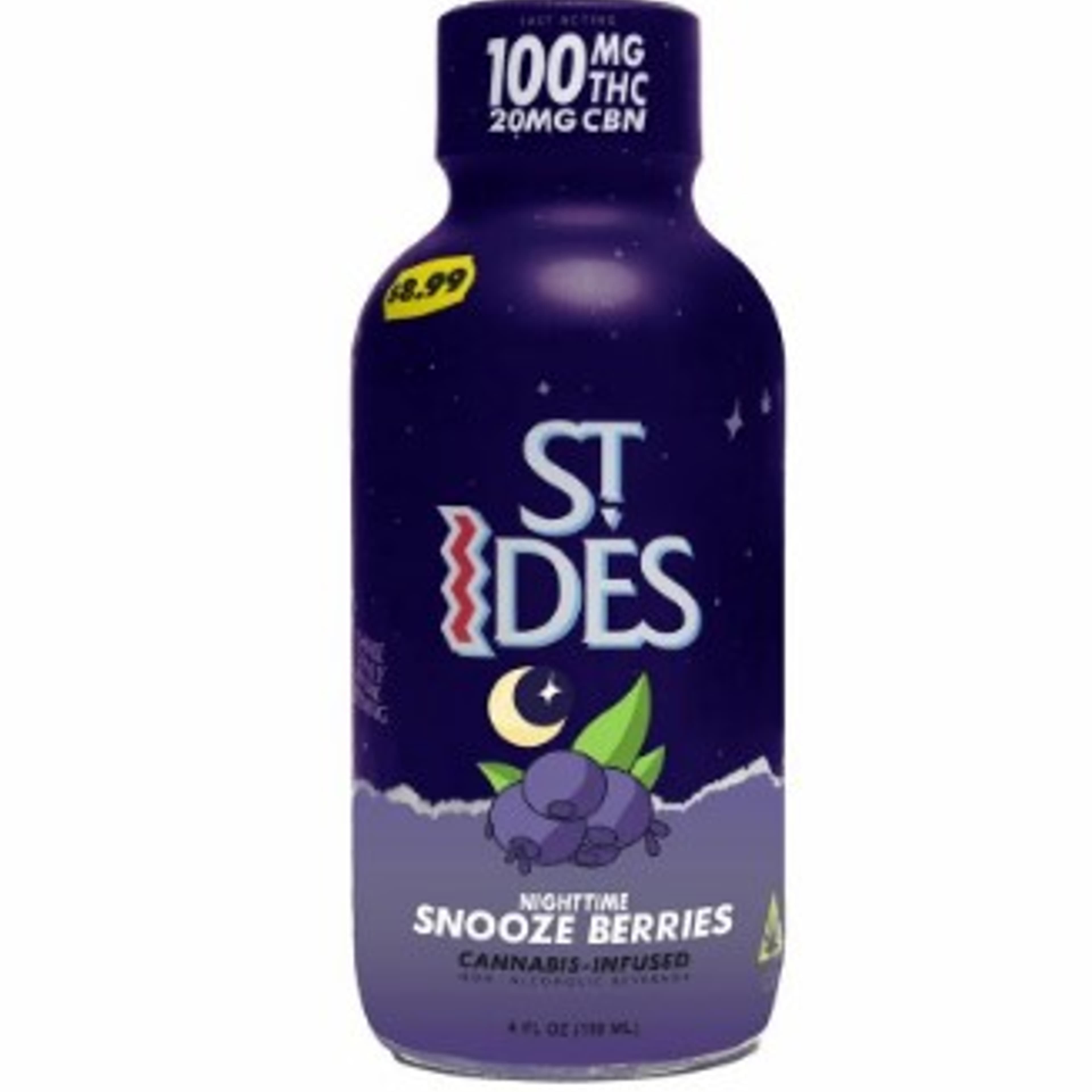 Snooze Berries Shot 100mg - St. Ides - Drink - $8 - Edible
