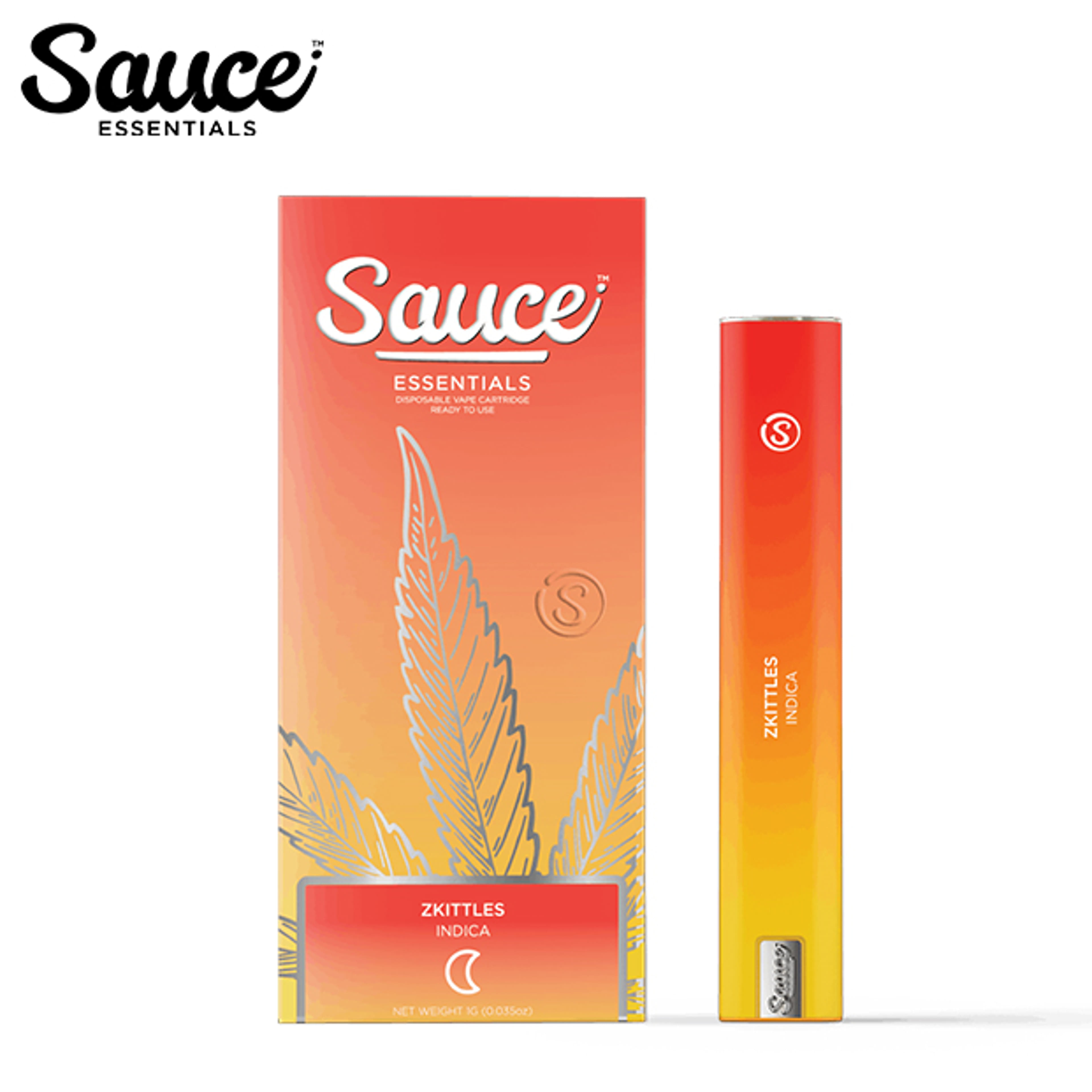 Sauce Essentials - ZKTLS - Live Resin Disposable - 1.25g - Sauce Essentials - 1.25 Gram - $27.97 - Disposable Vapes