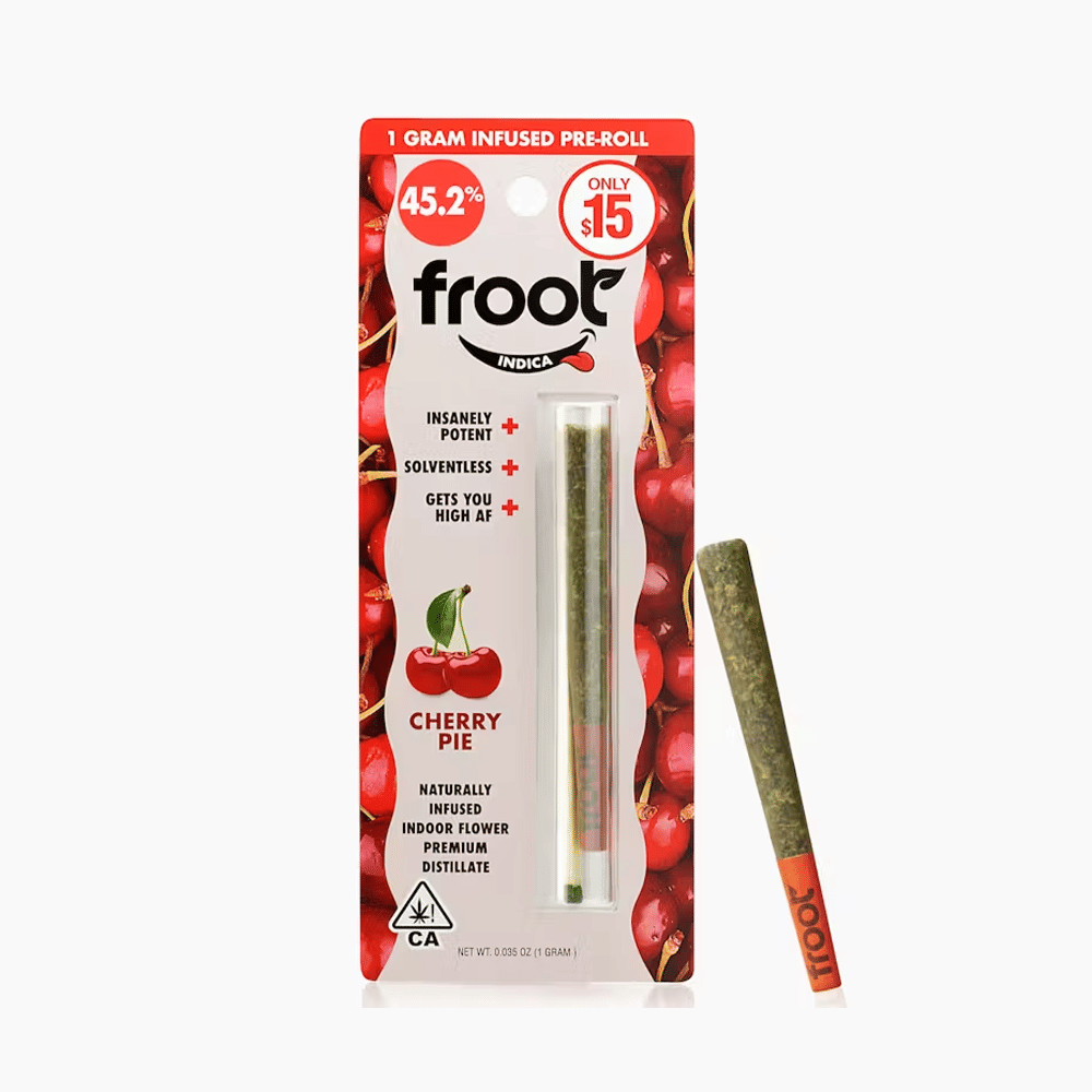 Cherry Pie Infused Pre-Roll  (1G) - Froot - (1G) - $15 - Preroll