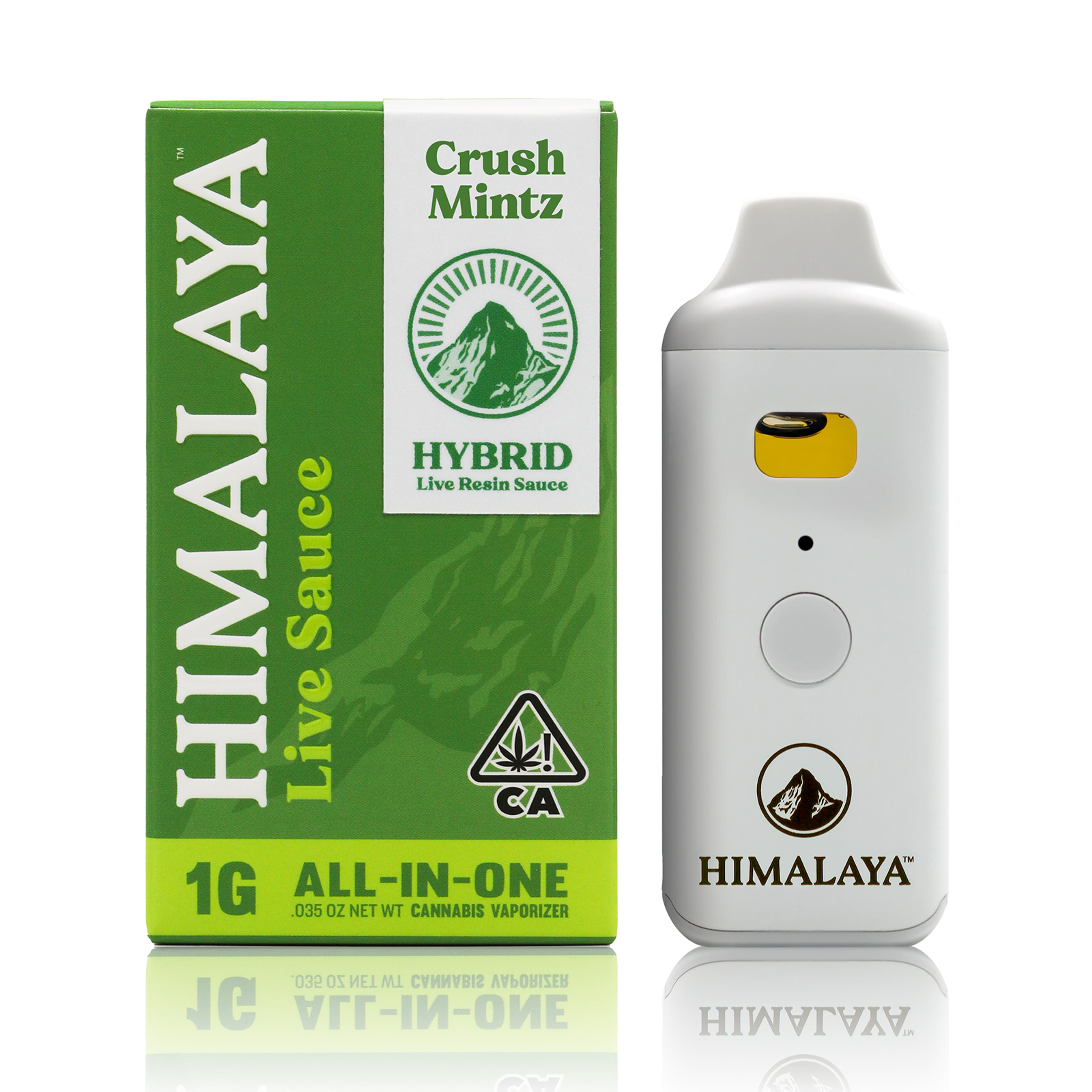 Crushmintz Live Resin All-In-One Cartridge - Himalaya - Gram - $36 - All-in-Ones