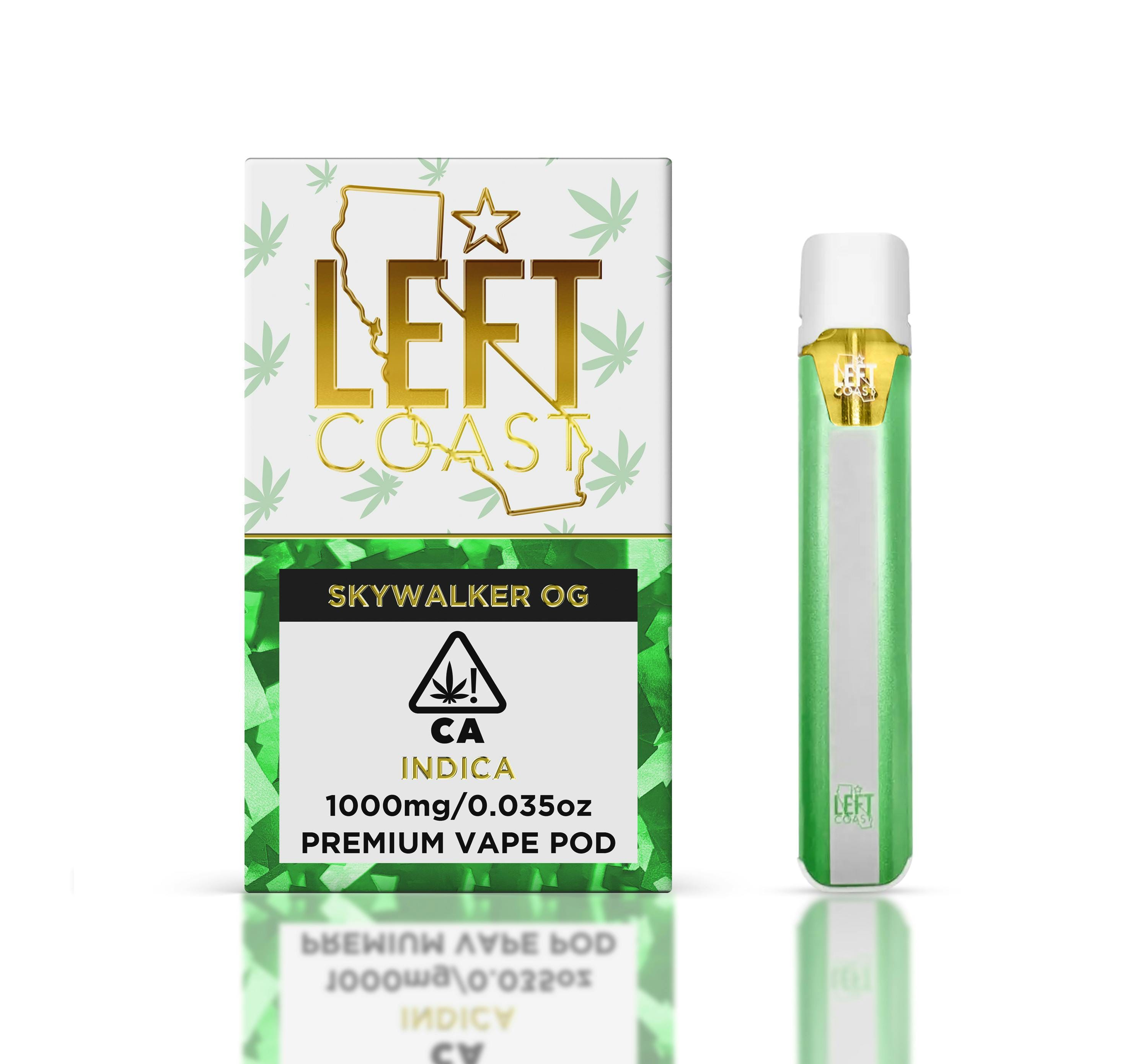 Skywalker - Pod - LEFT COAST - One Gram - $21.99 - Pods (STIIIZY + PlugPlay + PAX + Left Coast)