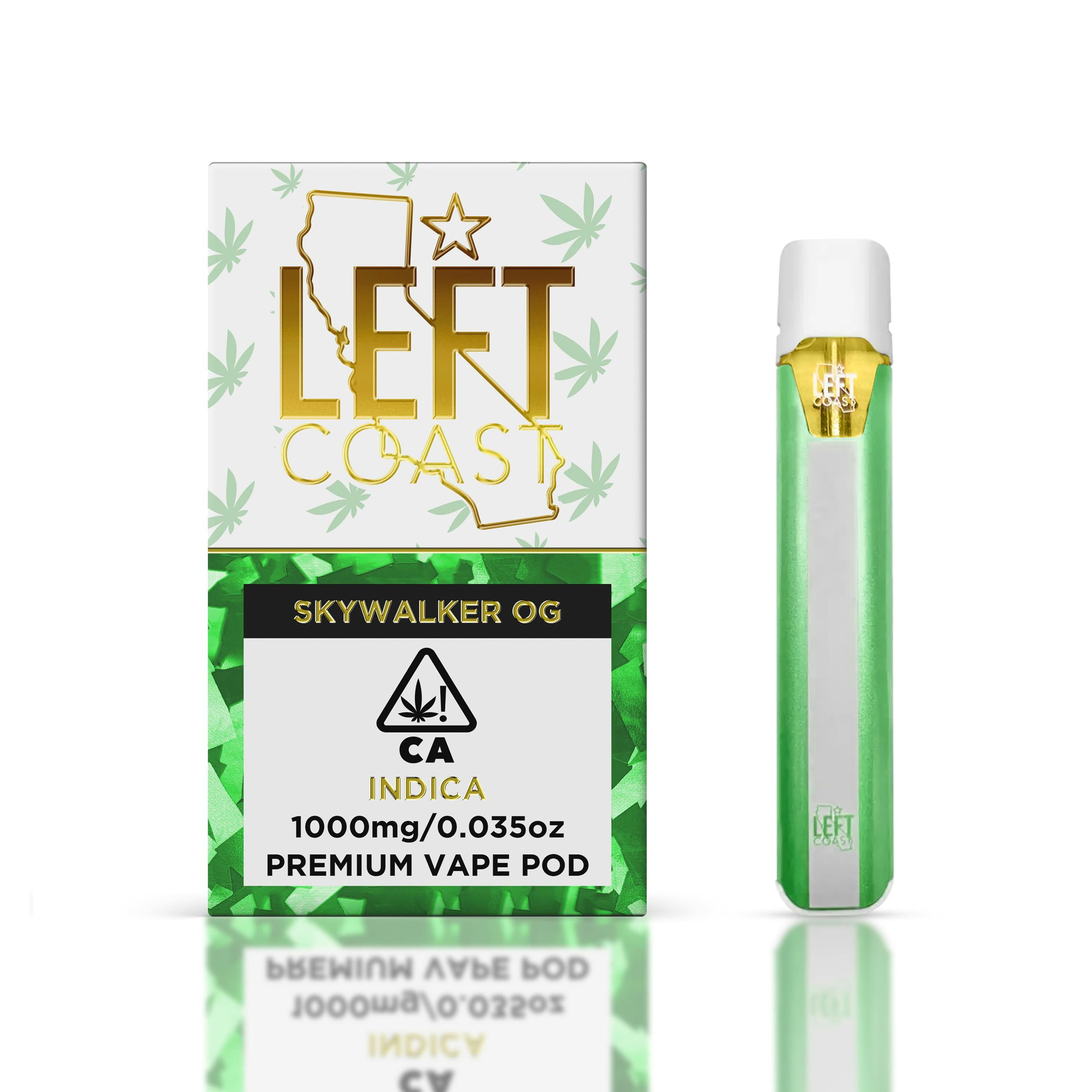 Skywalker - Pod - LEFT COAST - One Gram - $21.99 - Pods (STIIIZY + PlugPlay + PAX + Left Coast)