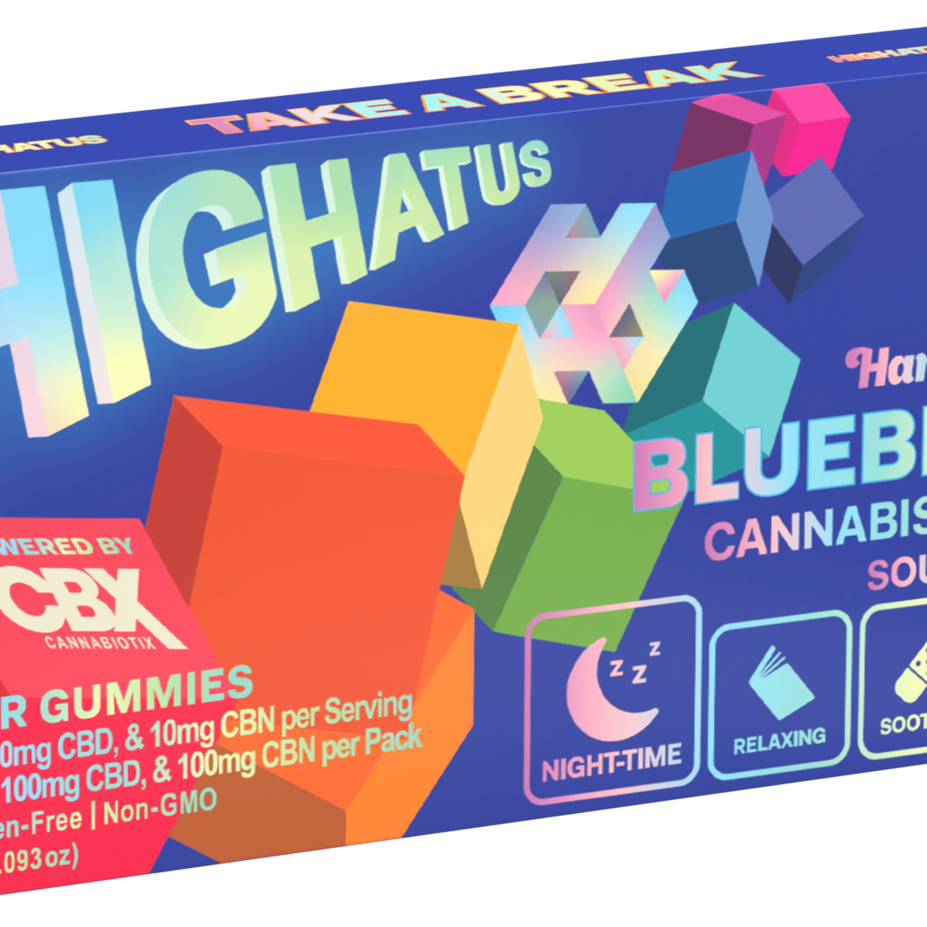 Highatus - Blueberry Sleep Gummies - Cannabiotix - 10 Piece - $15 - Edibles