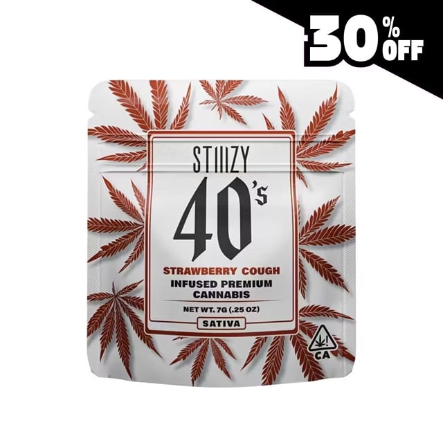 40's Infused Flower 7g - Strawberry Cough