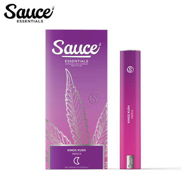 Sauce Essentials - Kings Kush - Live Resin Disposable - 1.25g - Sauce Essentials - 1.25 Gram - $27.97 - Disposable Vapes