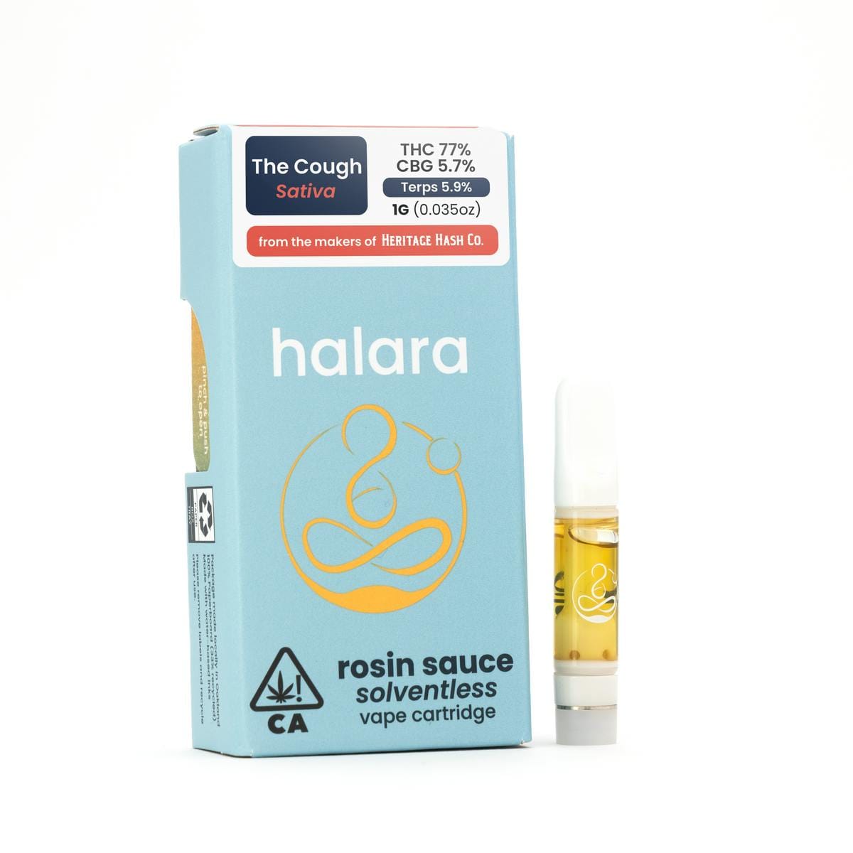 Rosin Cartridge - The Cough - Halara - Full Gram - $52 - Cartridge