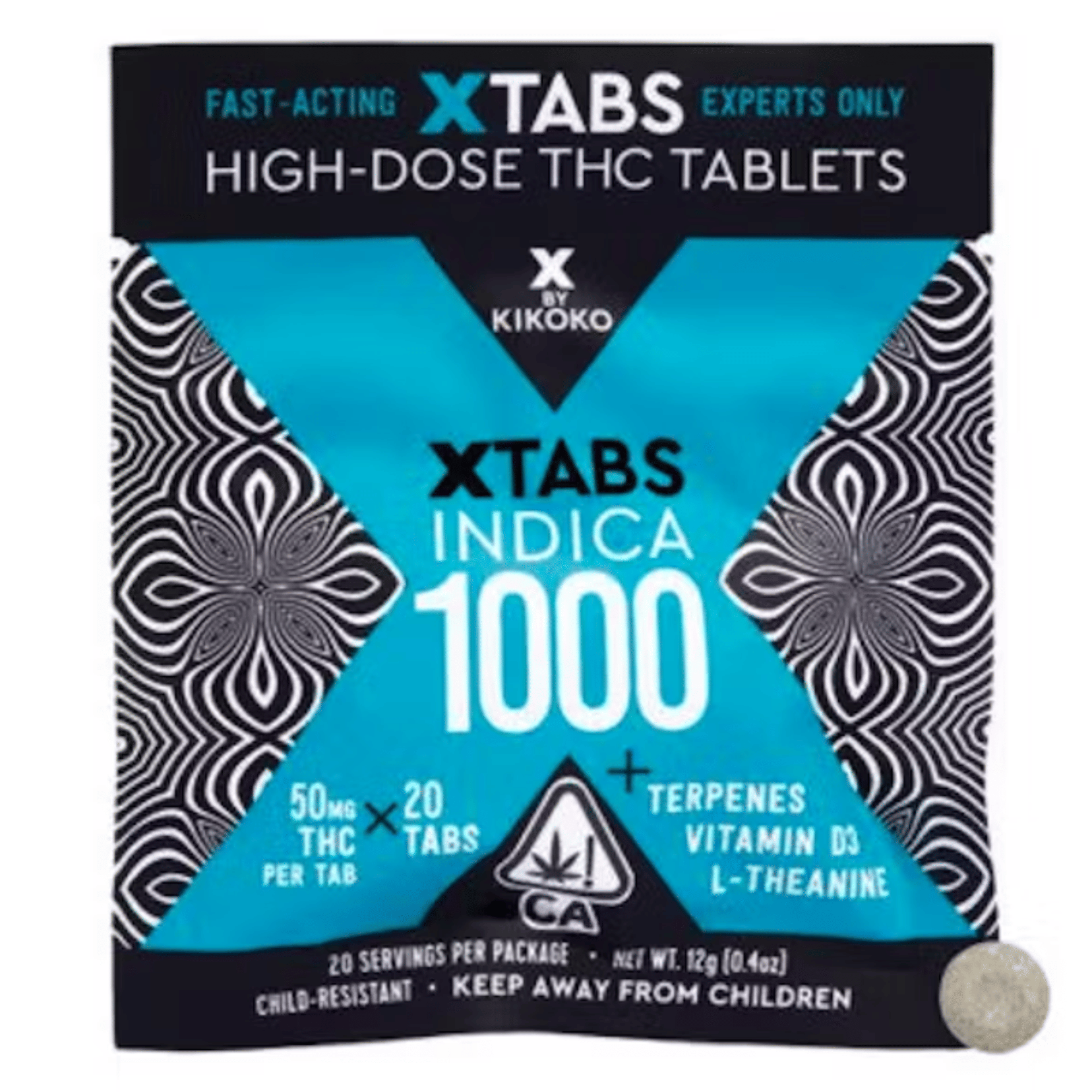 Indica 50mg 20pk Tablets - Kikoko - null - $60 - Edible