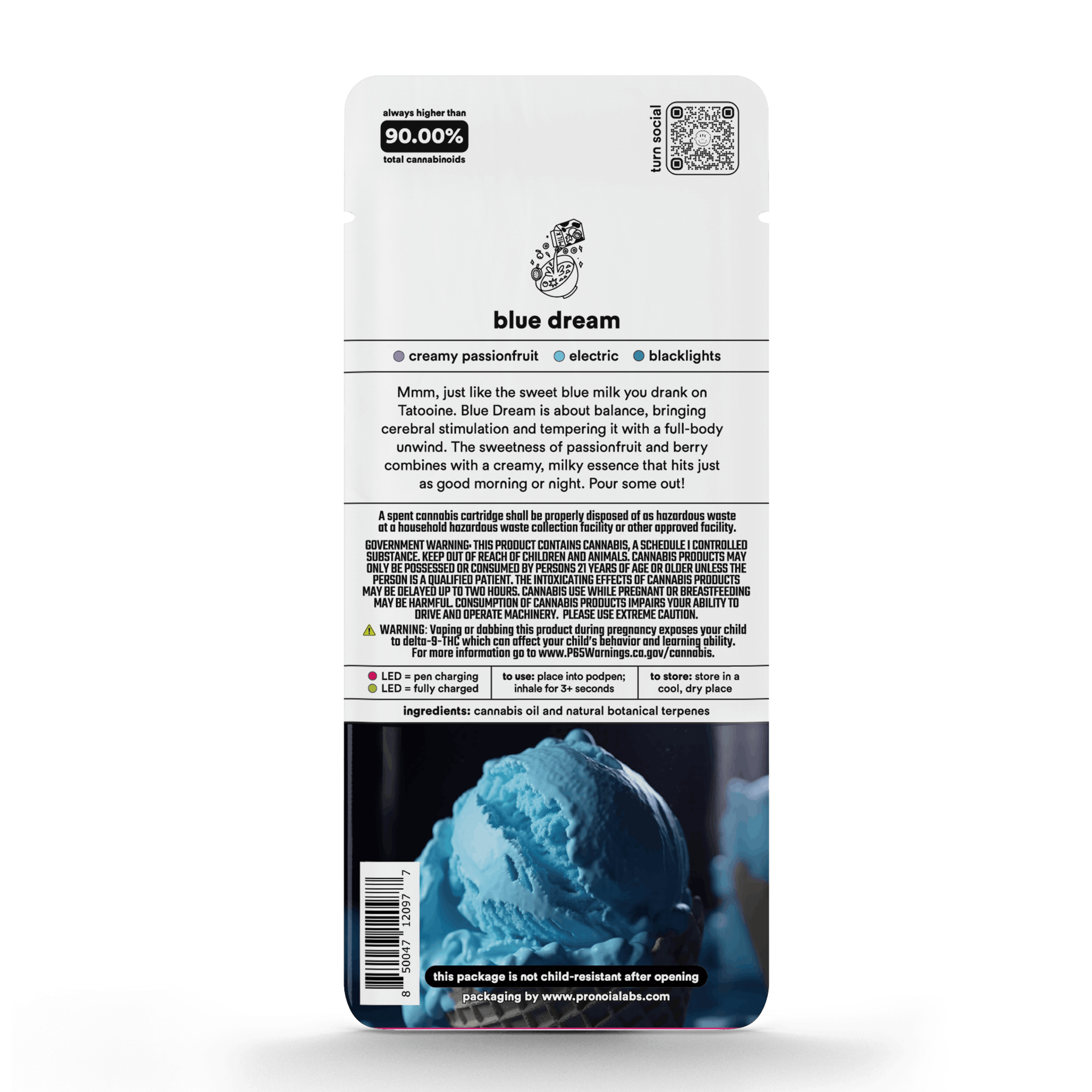 Turn Up Botanical Blends POD | 1g - Blue Dream - Sativa - Turn - - $26 - Vape Carts