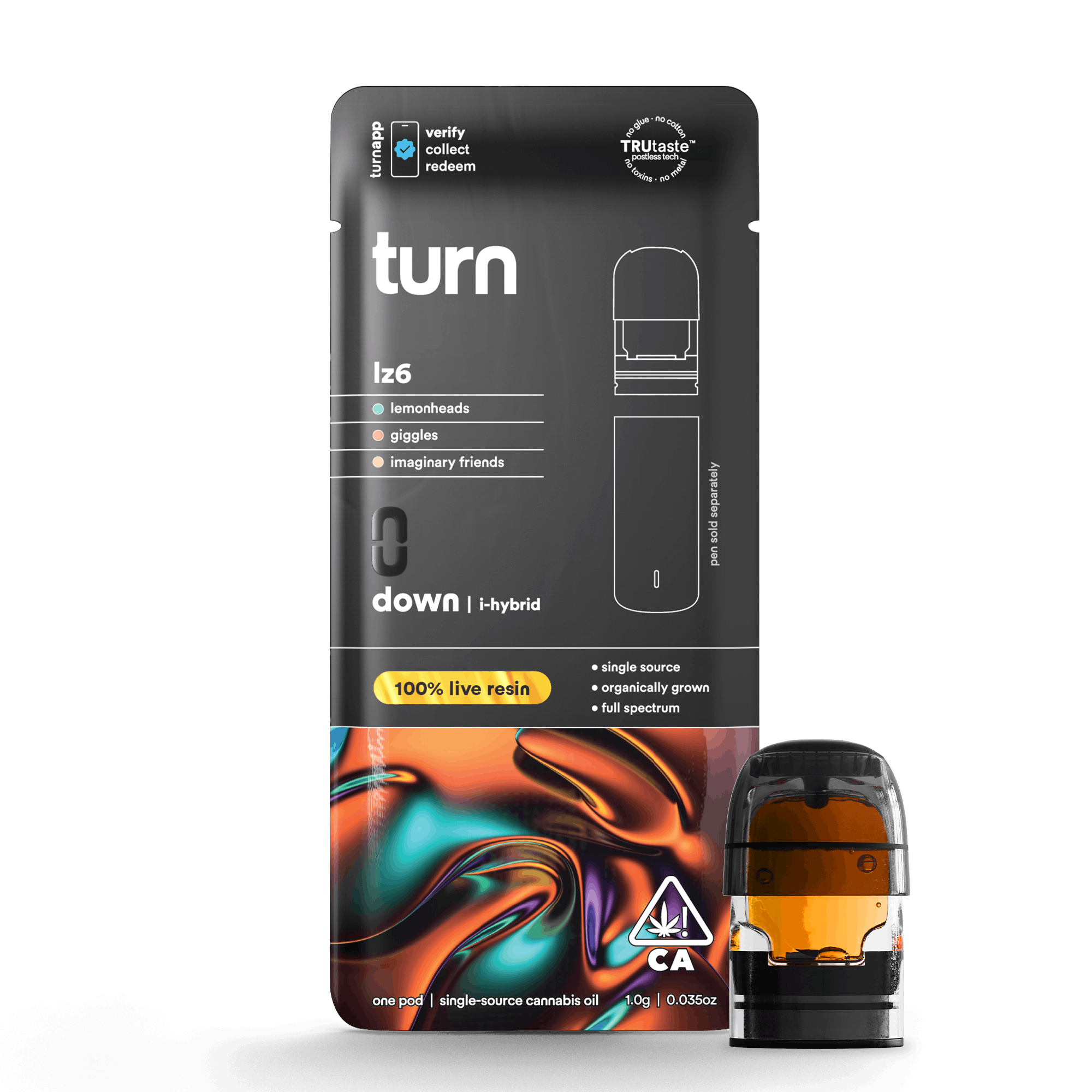 LZ6 1g Live Resin Pod - turn -  - $39 - Vape Pod