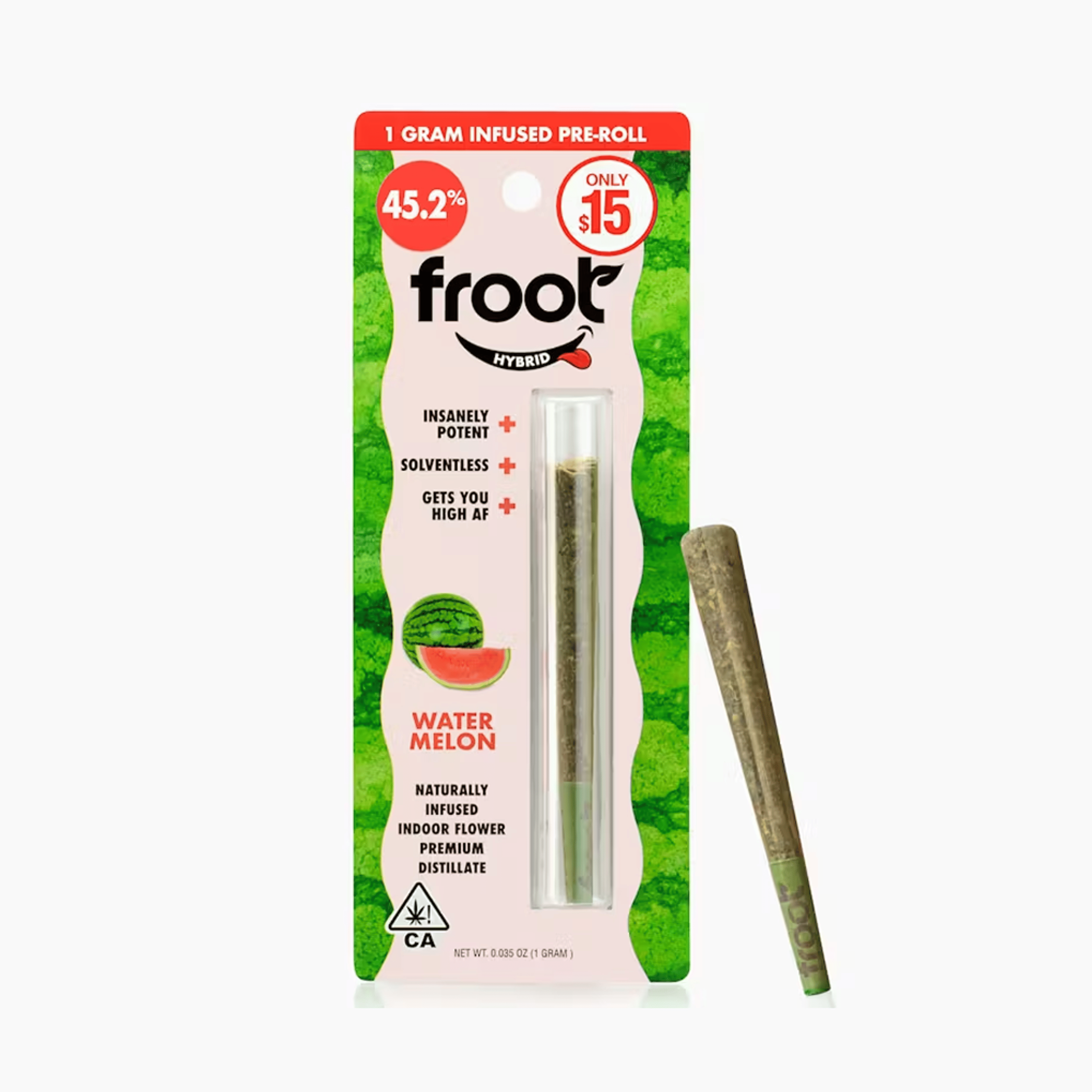 Watermelon Infused Pre-Roll (1G) - Froot - (1G) - $15 - Preroll