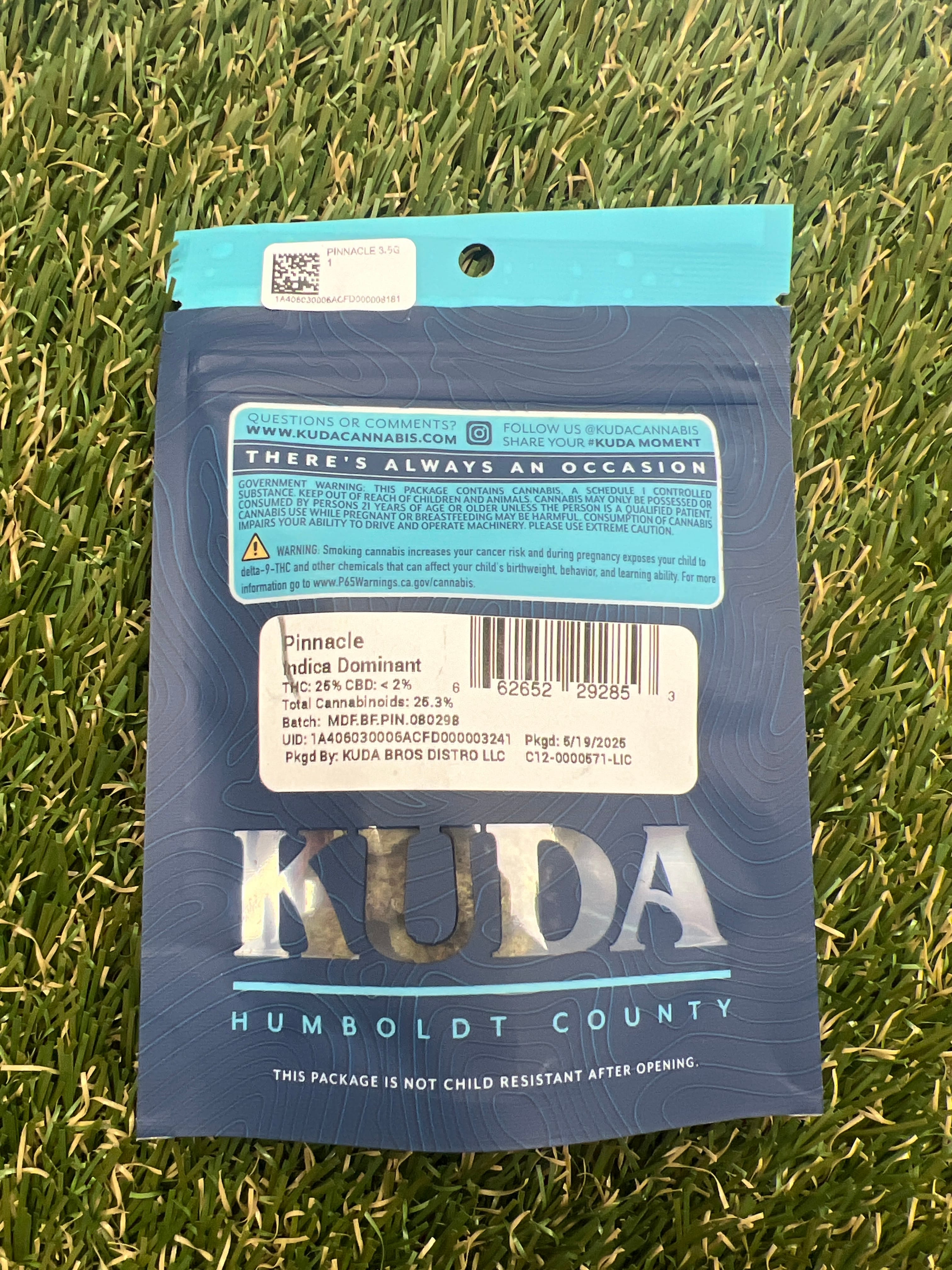 PINNACLE 3.5G - Kuda -  - $10.75 - Flower
