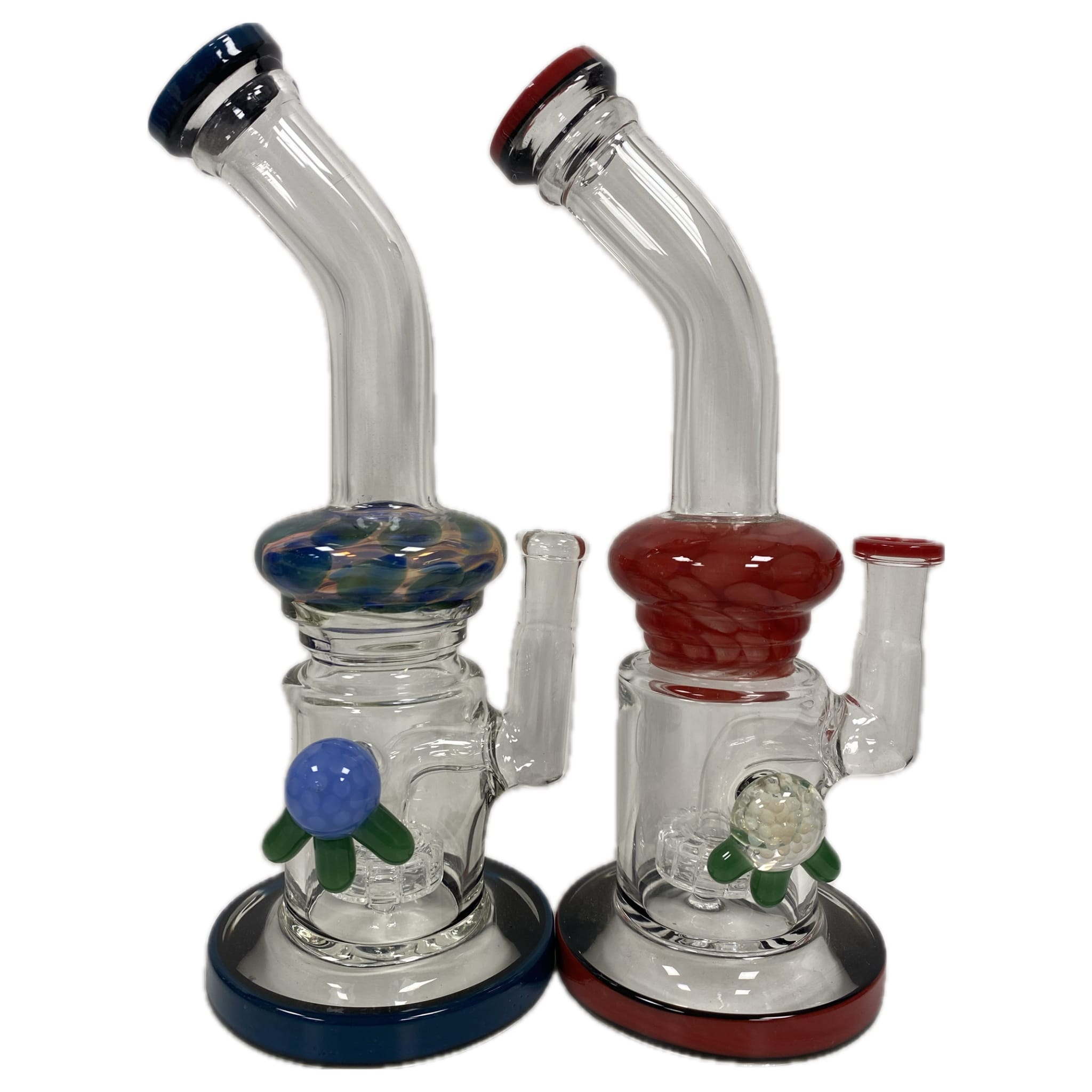 9.5" Marbled Bubbler Water Pipe Assorted Colors) - Biohazard -  - $35 - Paraphernalia