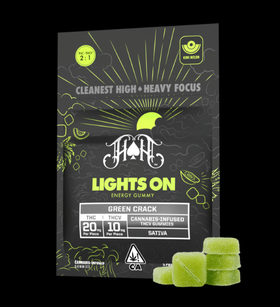 Kiwi Melon | Lights On | 5pk Gummies