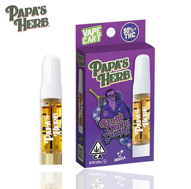 Papa's Herb Vape - Grand Daddy Purp - 1g - Papa's Herb -  - $22.99 - 510 Cartridges