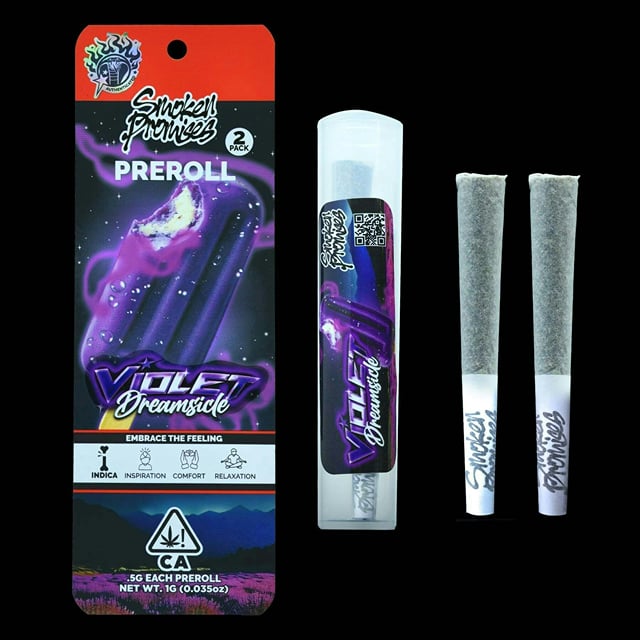 Violet Dreamsicle | .5g x 2 Pre-Roll Pack