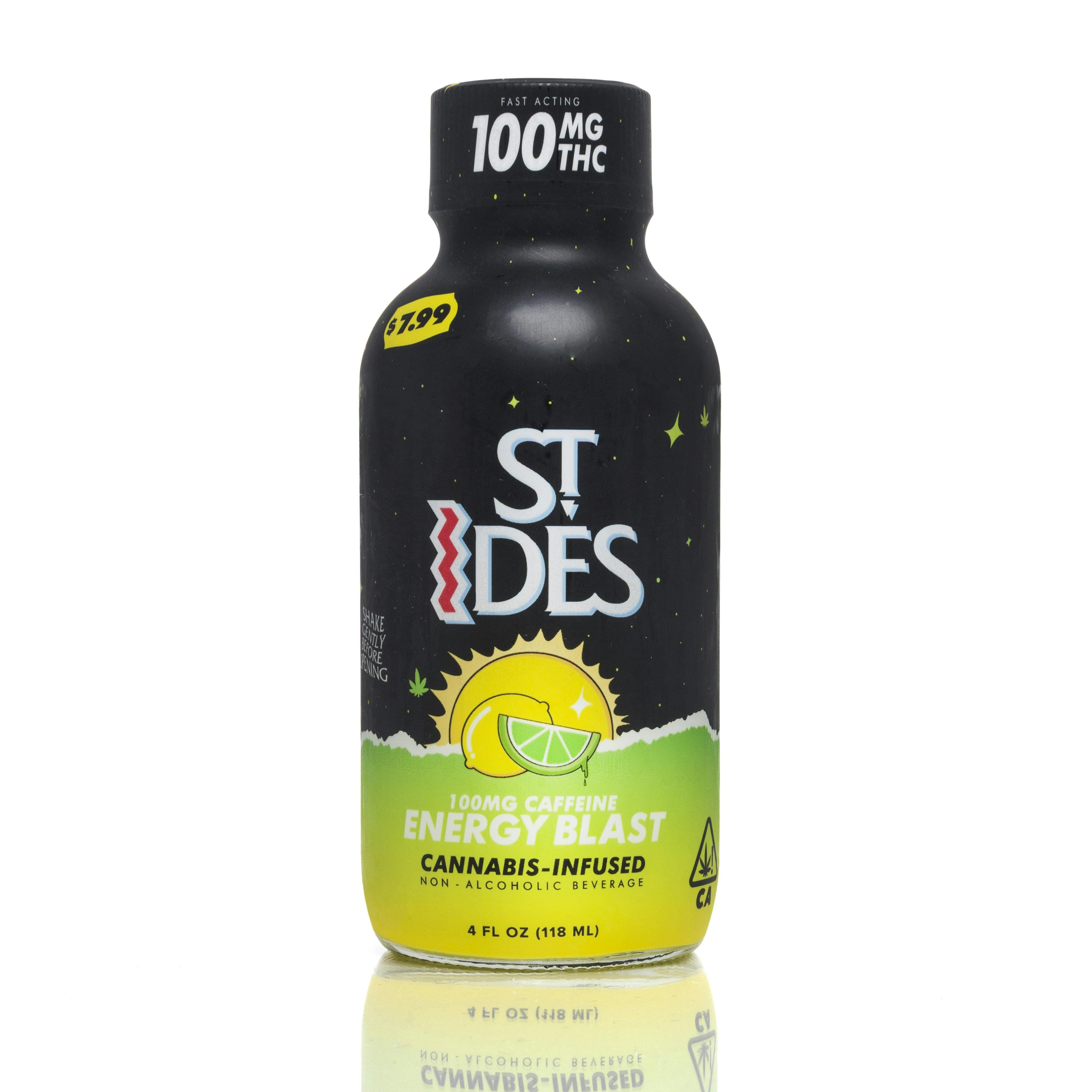 Energy Blast 100mg 4oz Shot - St. Ides - null - $8 - Infused Beverage