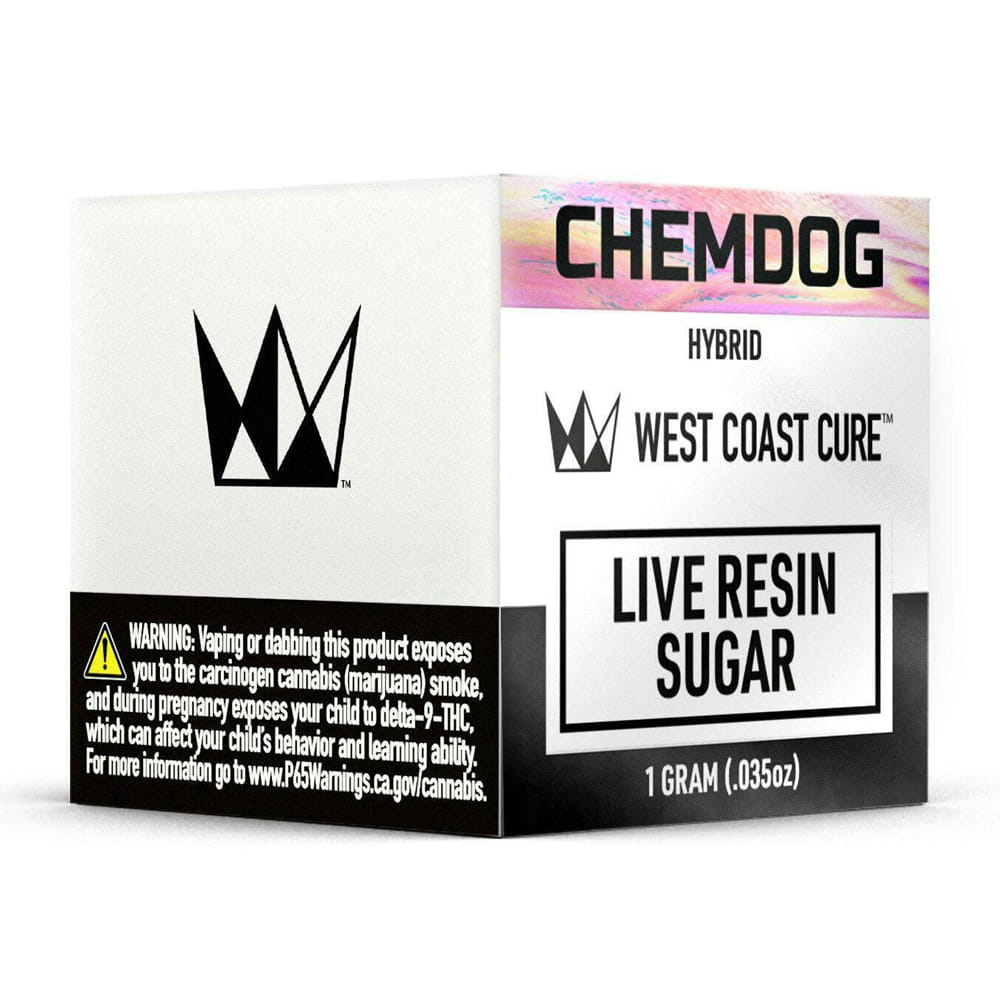Chemdog (H) Live Resin Sugar - 1g - West Coast Cure - Chemdog (H) - $15.80 - Concentrates