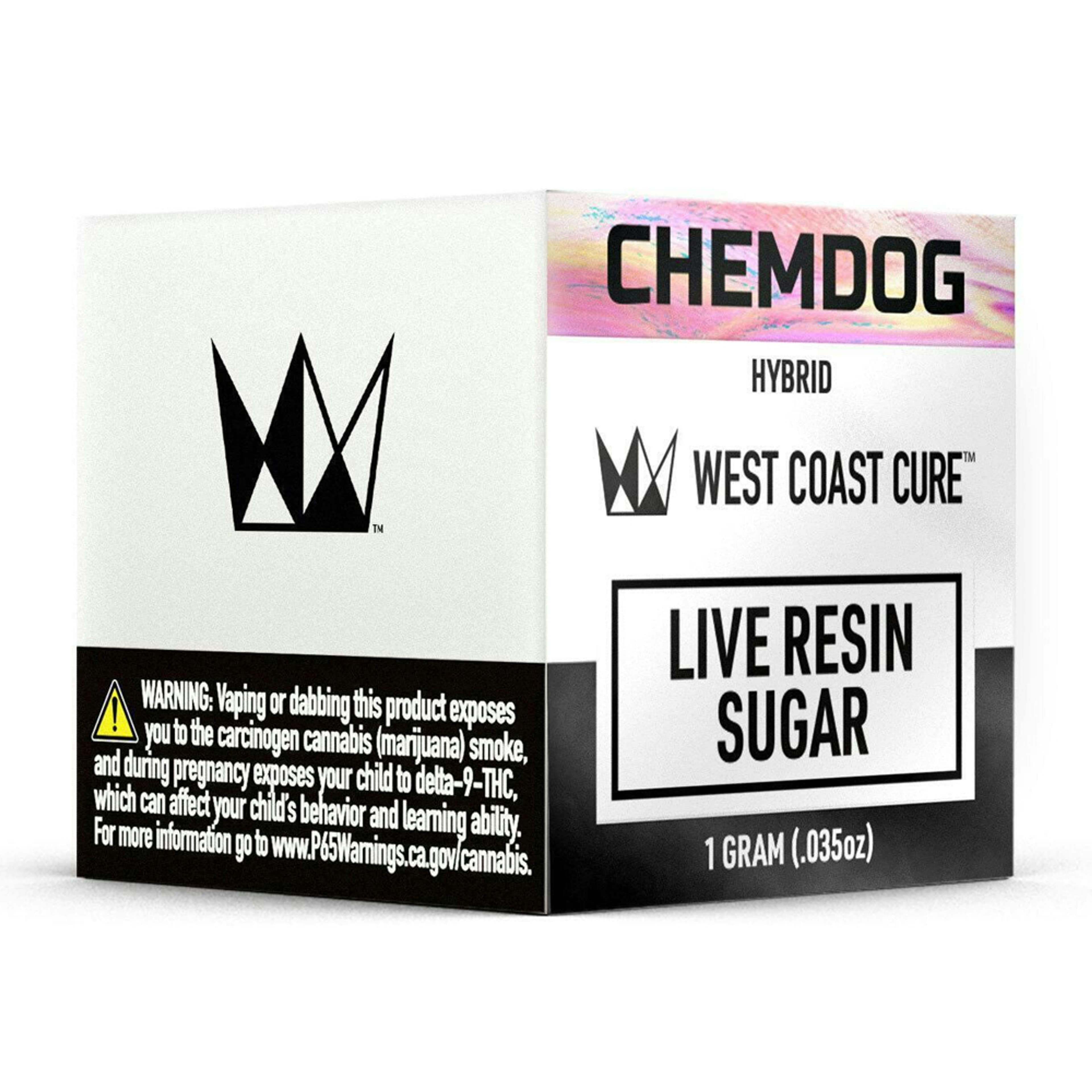 Chemdog (H) Live Resin Sugar - 1g - West Coast Cure - Chemdog (H) - $15.80 - Concentrates