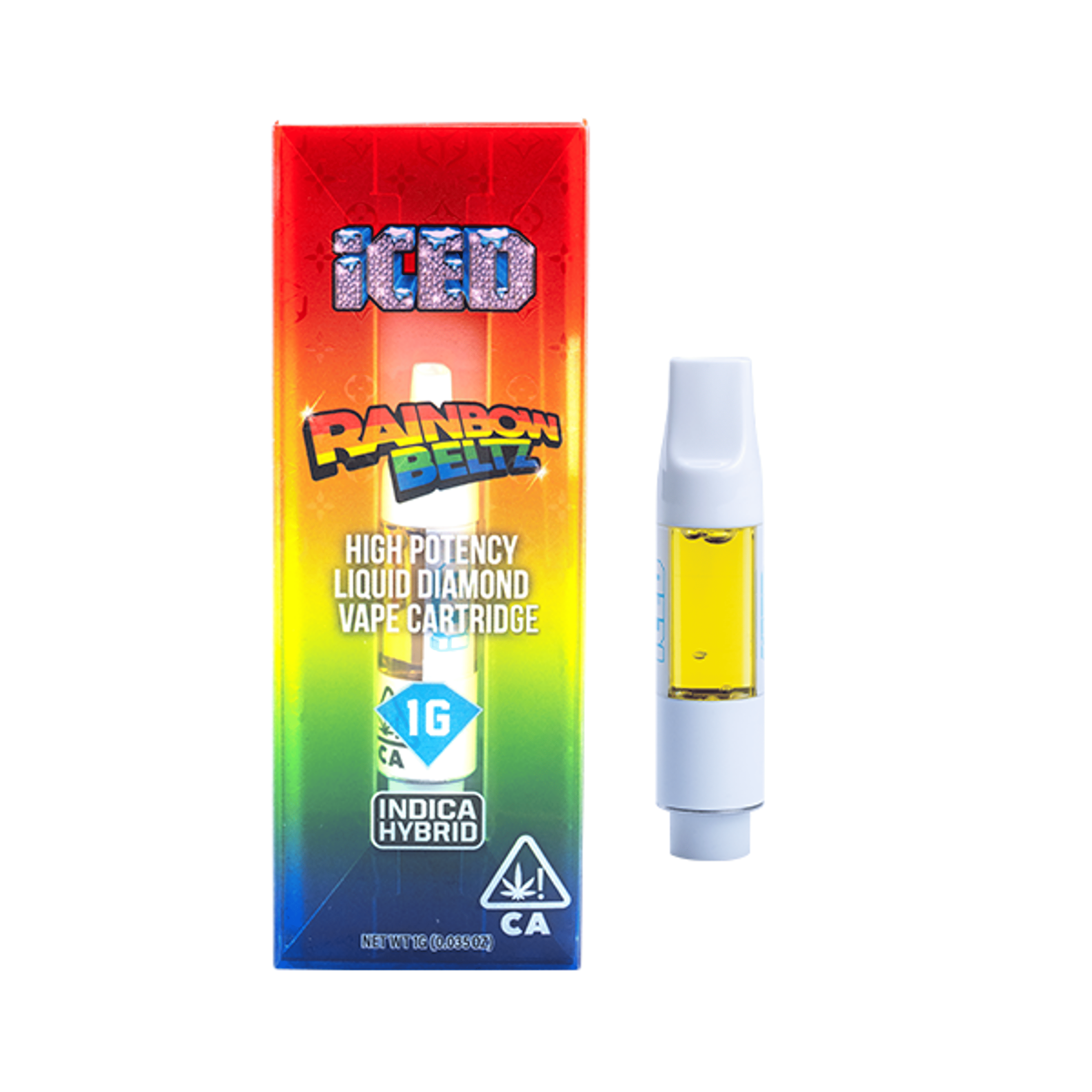 ICED - Rainbow Belts - Liquid Diamonds - 1g *B2G1 EVERYDAY* - ICED - Iced Rainbow Belt - $17.99 - Vapes
