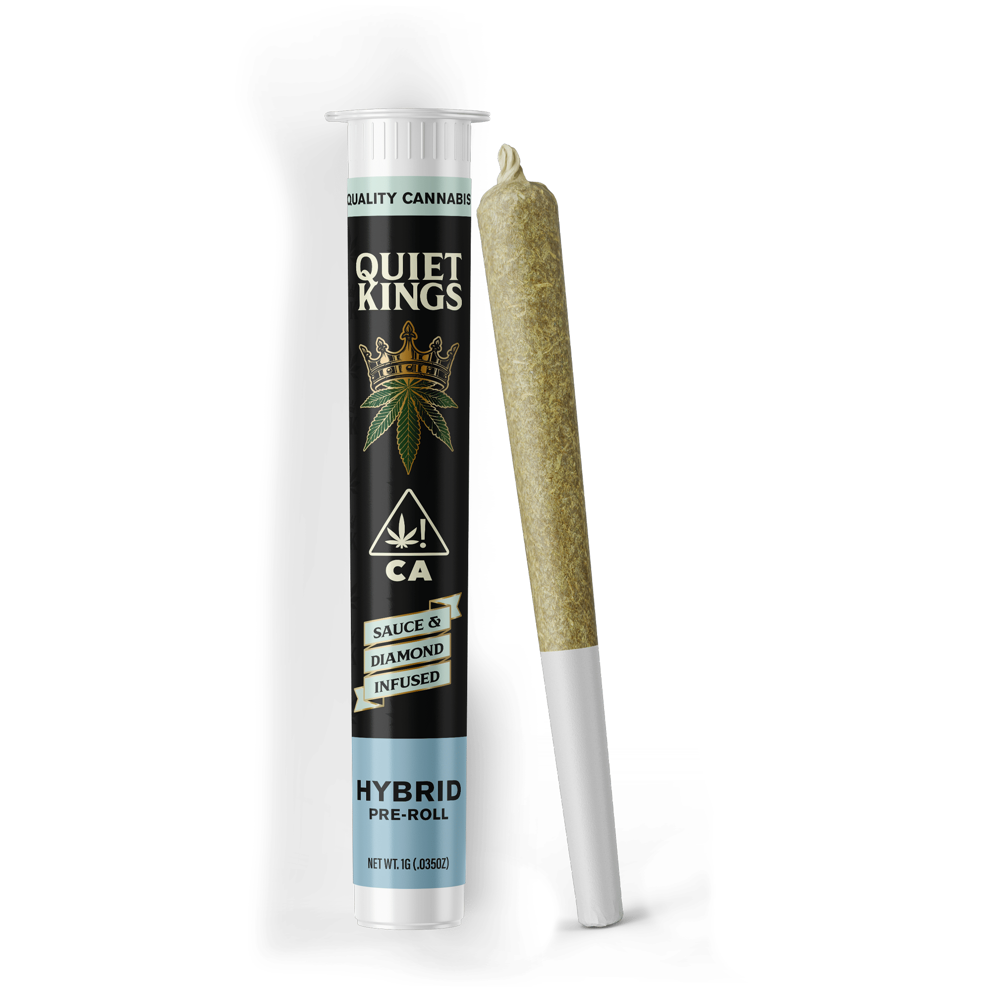 Apples and Bananas - Sauce and Diamond Infused - Pre-Roll - Quiet Kings - 1g (Single) - $8.90 - Infused Pre-Rolls