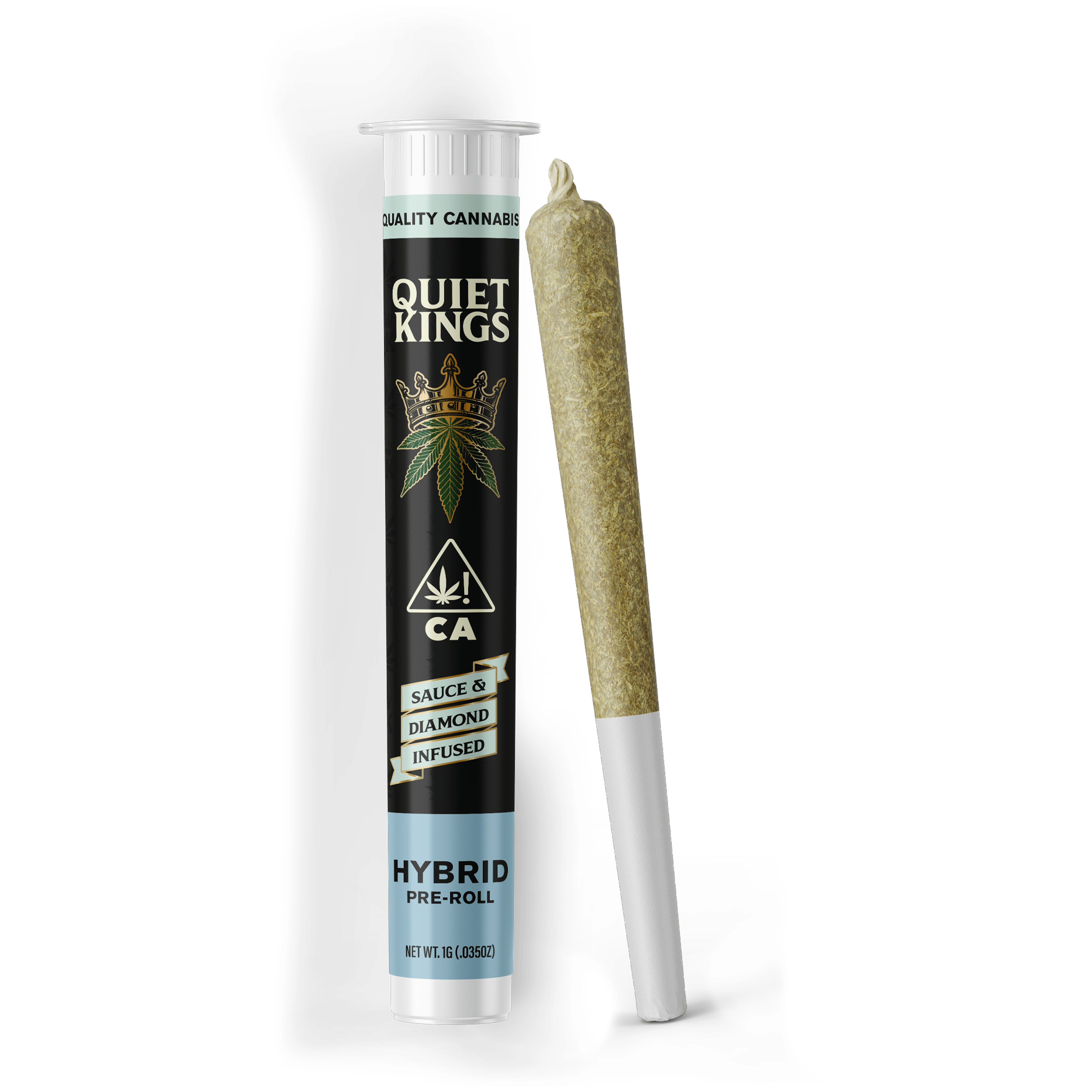 Apples and Bananas - Sauce and Diamond Infused - Pre-Roll - Quiet Kings - 1g (Single) - $8.90 - Infused Pre-Rolls