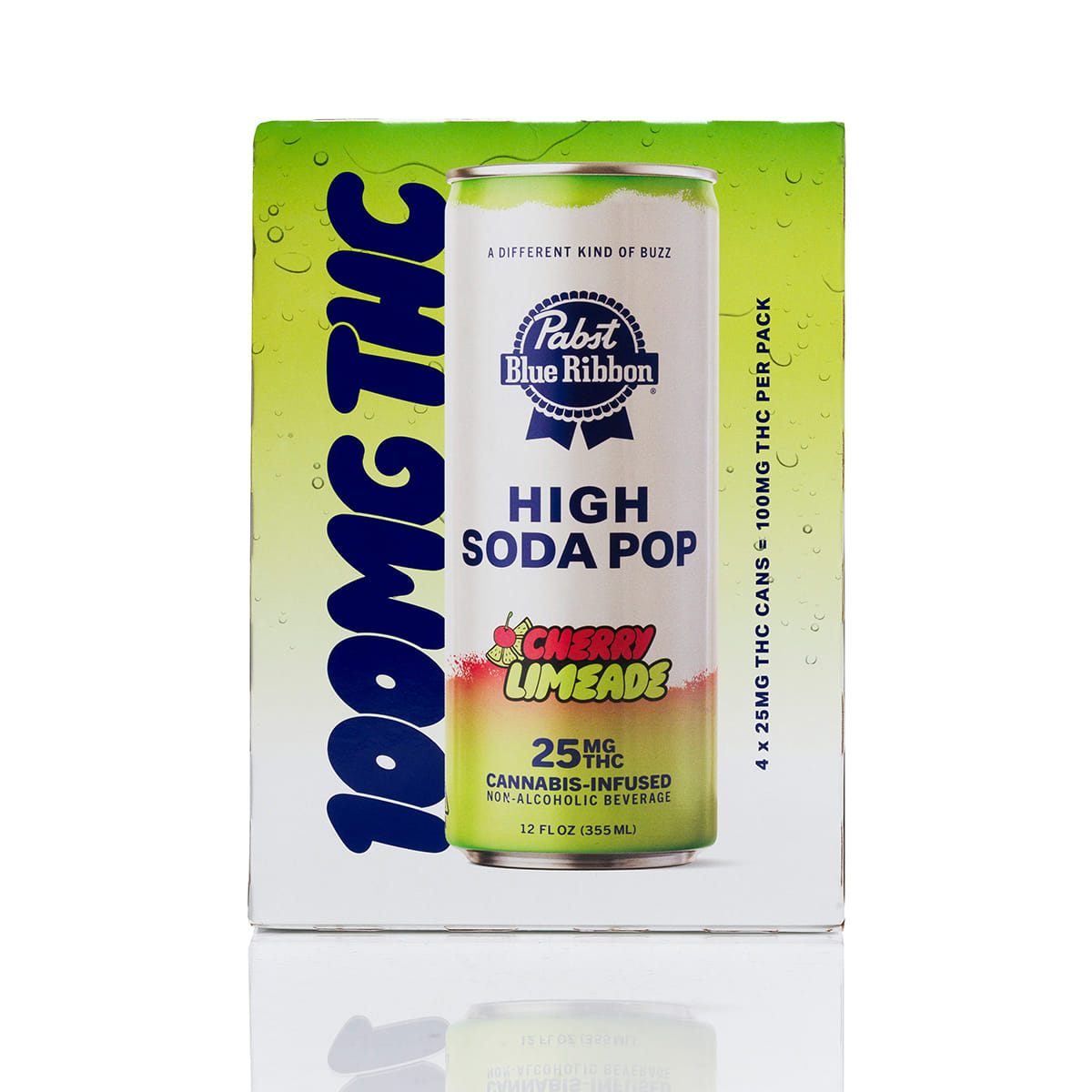 Pabst Blue Ribbon: Cherry Limeade High Soda