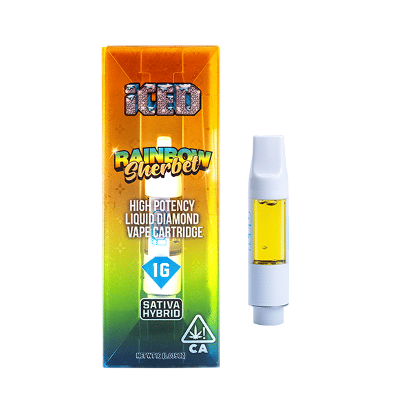 ICED - Rainbow Sherbet - Liquid Diamonds - 1g *B2G1 EVERYDAY* - ICED - Iced Rainbow Sherbet - $17.99 - Vapes