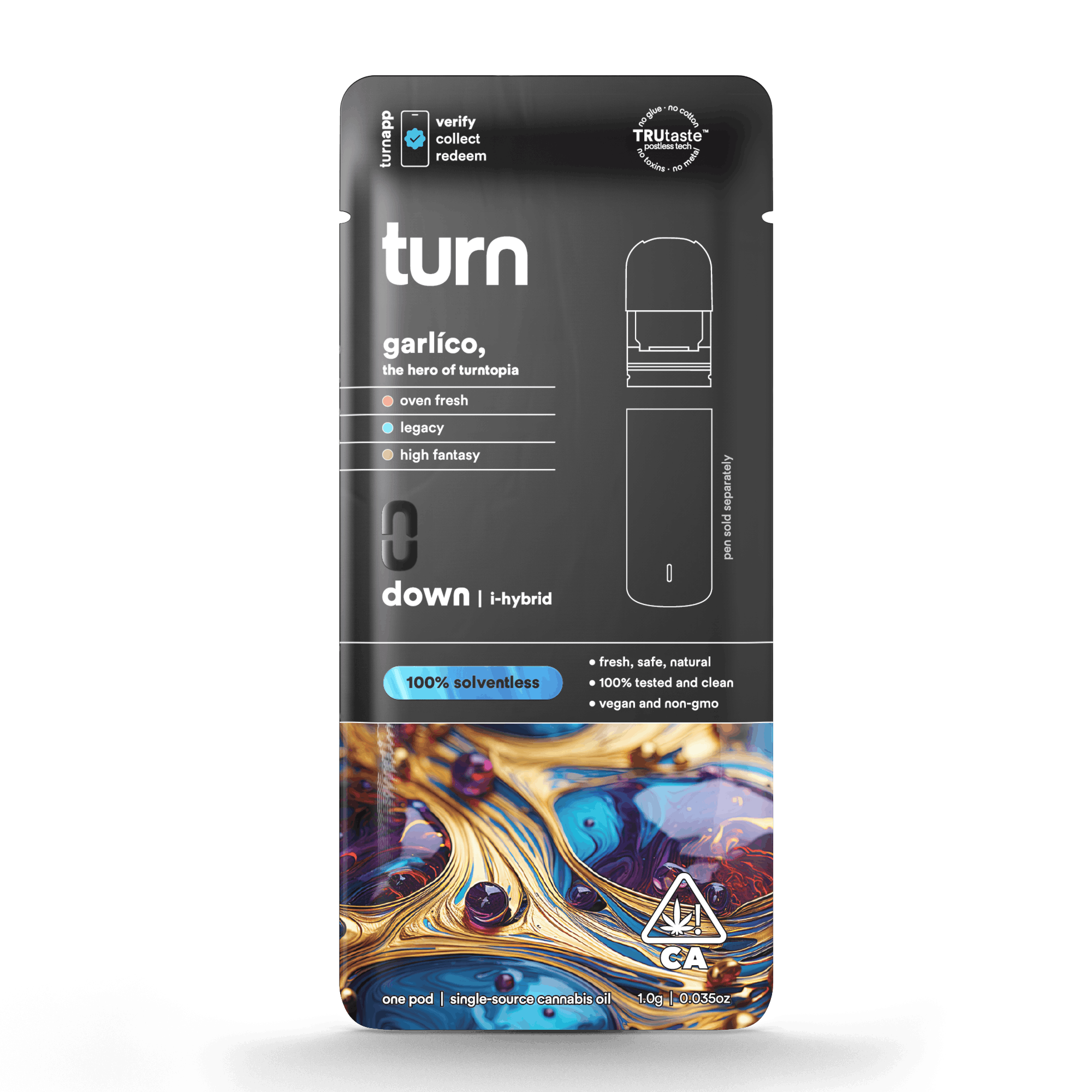 Garlico .5g Solventless Pod - turn -  - $35 - Vape Pod