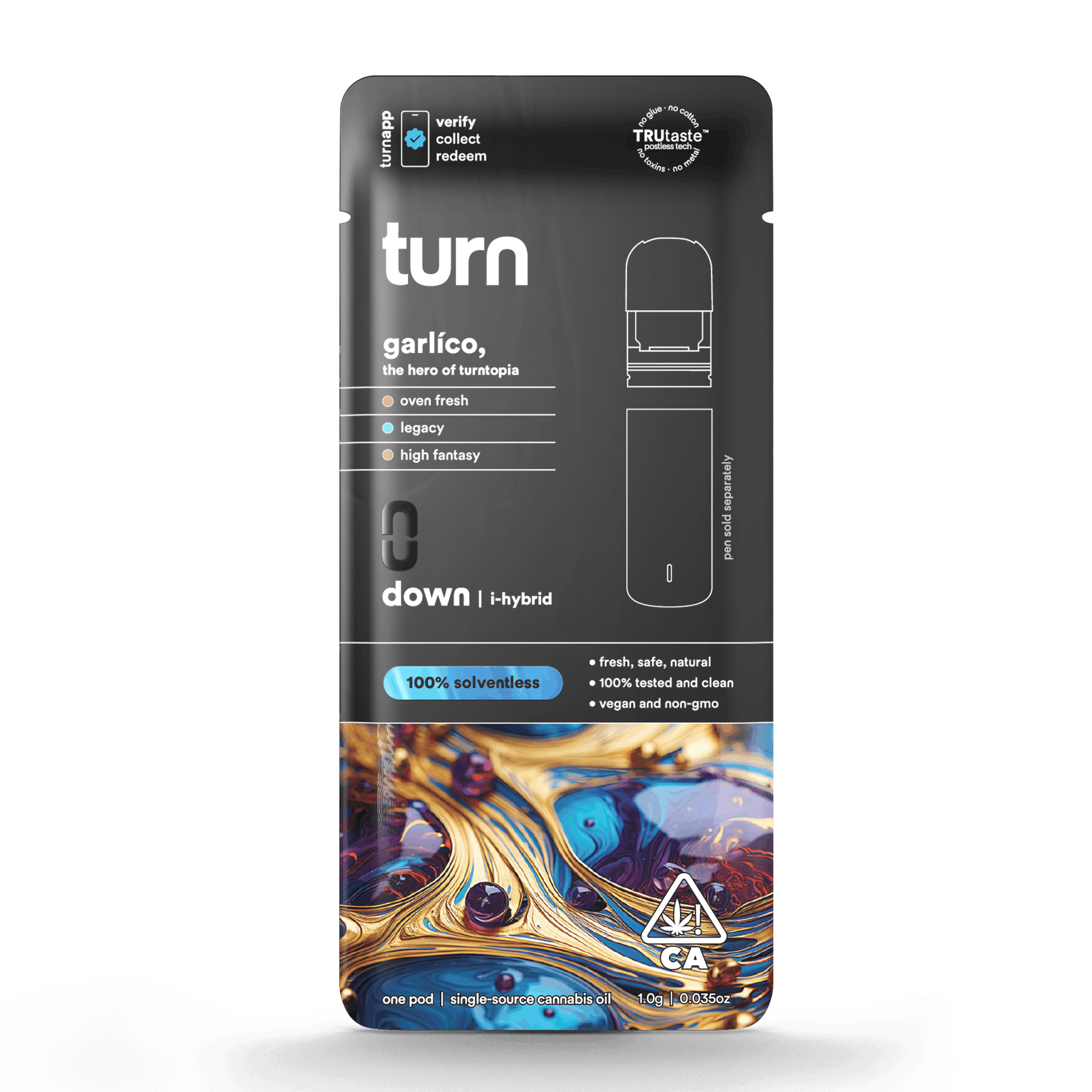 Garlico .5g Solventless Pod - turn - - $35 - Vape Pod