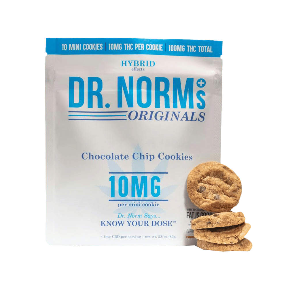 Chocolate Chip Cookie Bag (100Mg) (10Pk) - Dr. Norm's - null - $18 - Edible