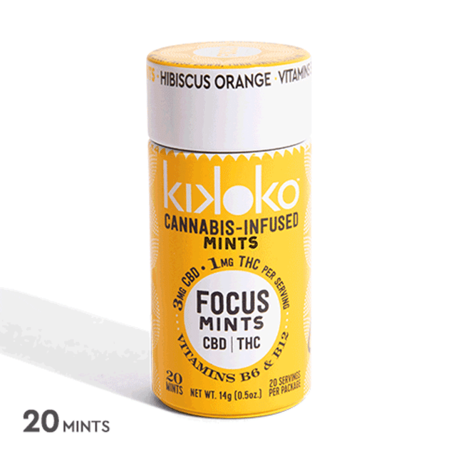 Focus Mints 3:1 CBD: THC | Hibiscus Orange | 20pc