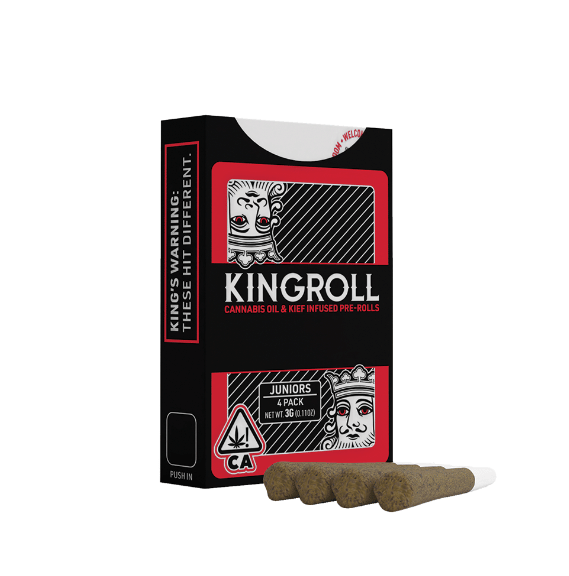 Kingroll - Blueberry x Fire OG 4 Pack Pre-Rolls 3g - Kingroll - Kingroll - Blueberry x Fire OG 4 Pack Pre-Rolls 3g - $45 - Pre-Roll