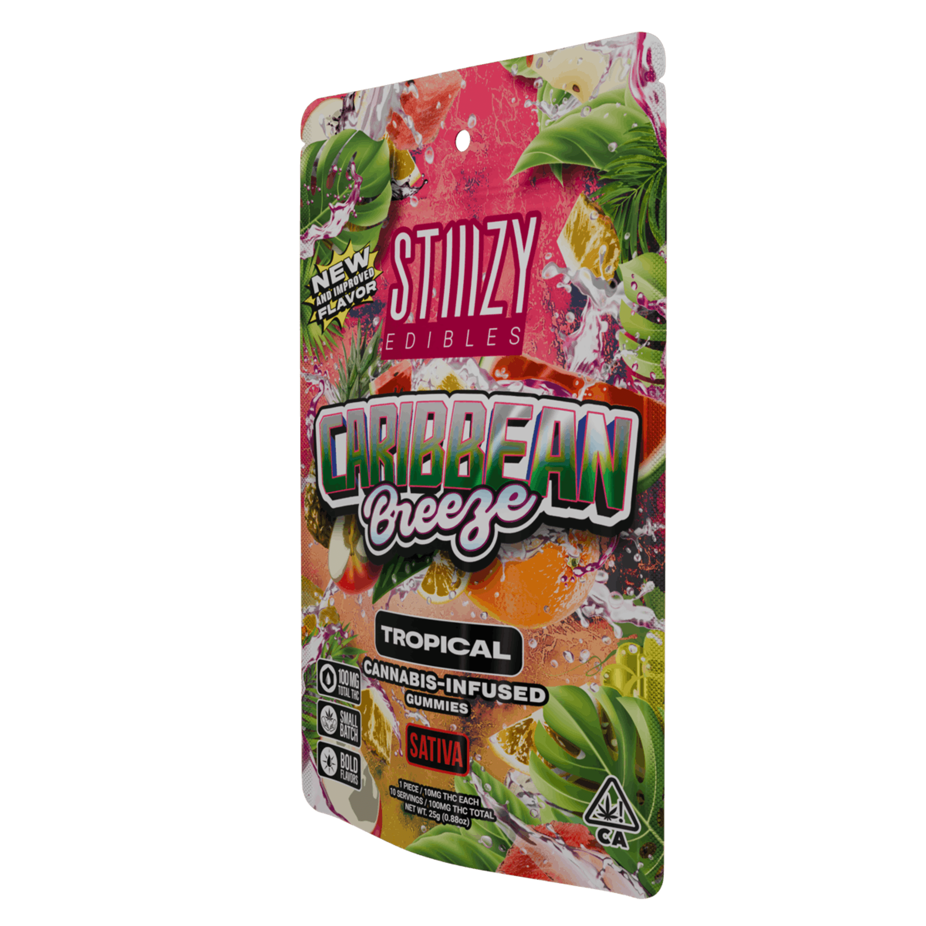 - CARIBBEAN BREEZE - 100MG TROPICAL EDIBLES - STIIIZY - - $8.64 - Edibles