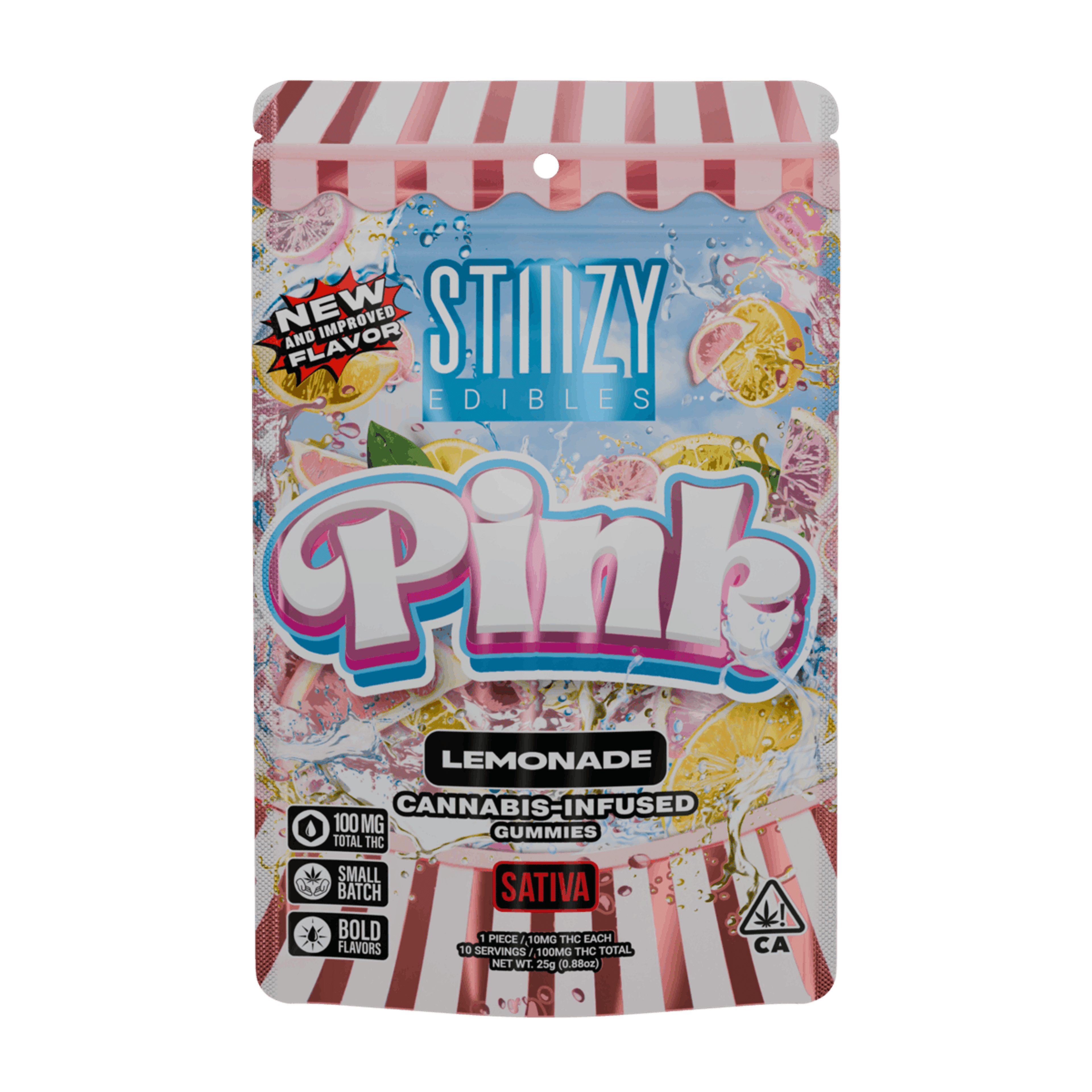- PINK LEMONADE EDIBLES - STIIIZY - - $8.64 - Edibles