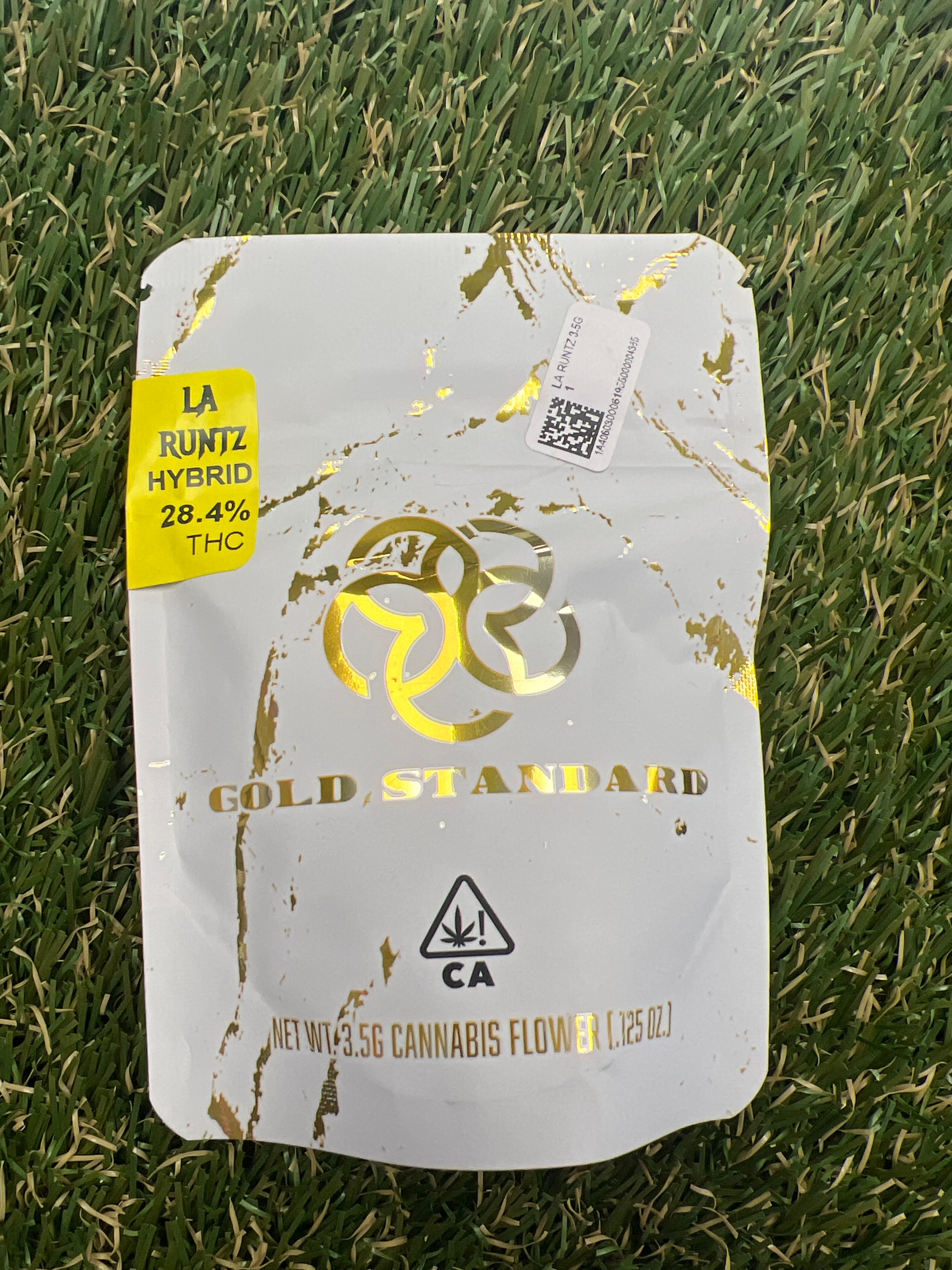 LA RUNTZ 3.5G - GOLD STANDARD -  - $17.20 - Flower