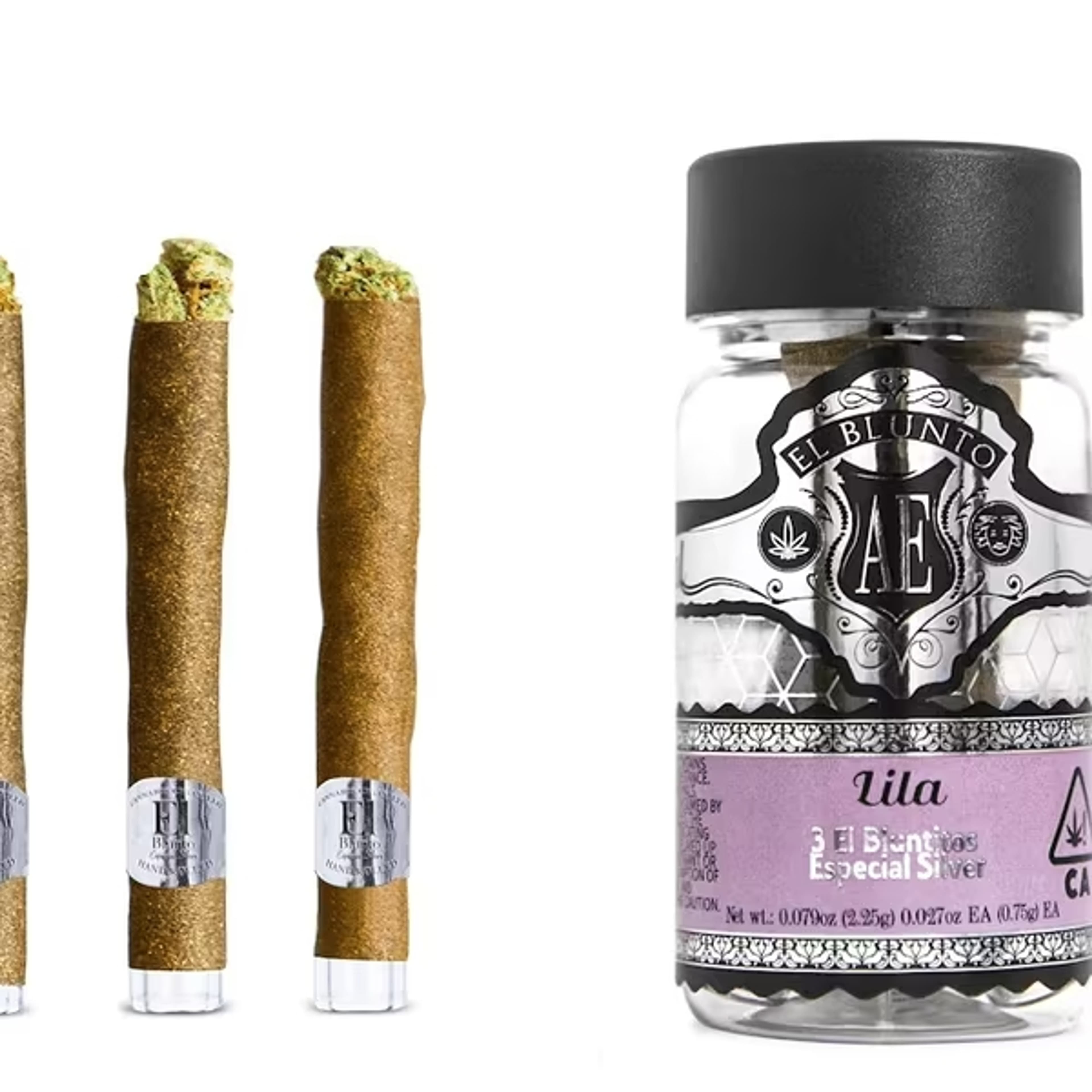 El Bluntito: Lila Silver Blunt 3 Pack - El Blunto - 3 Pack - $40 - Pre-Rolls